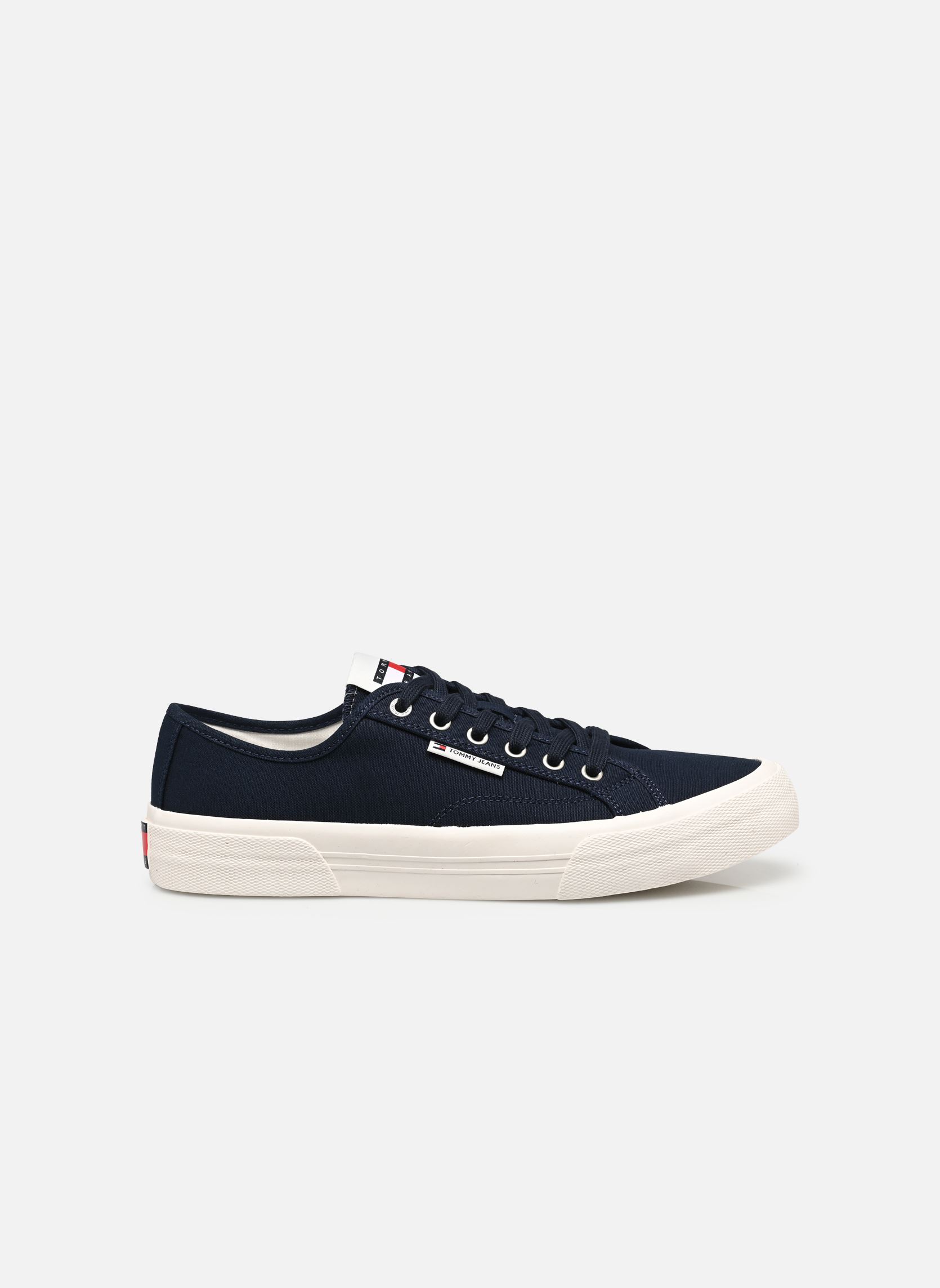 Niedrige Sneaker TJM LACE UP CANVAS herren blau Tommy Jeans Niedrige Sneaker TJM LACE UP CANVAS herren blau DARK NIGHT NAVY