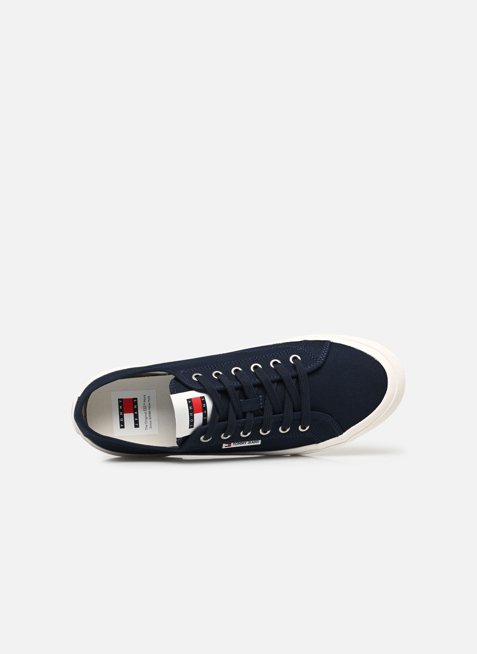 Niedrige Sneaker TJM LACE UP CANVAS herren blau Tommy Jeans Niedrige Sneaker TJM LACE UP CANVAS herren blau DARK NIGHT NAVY
