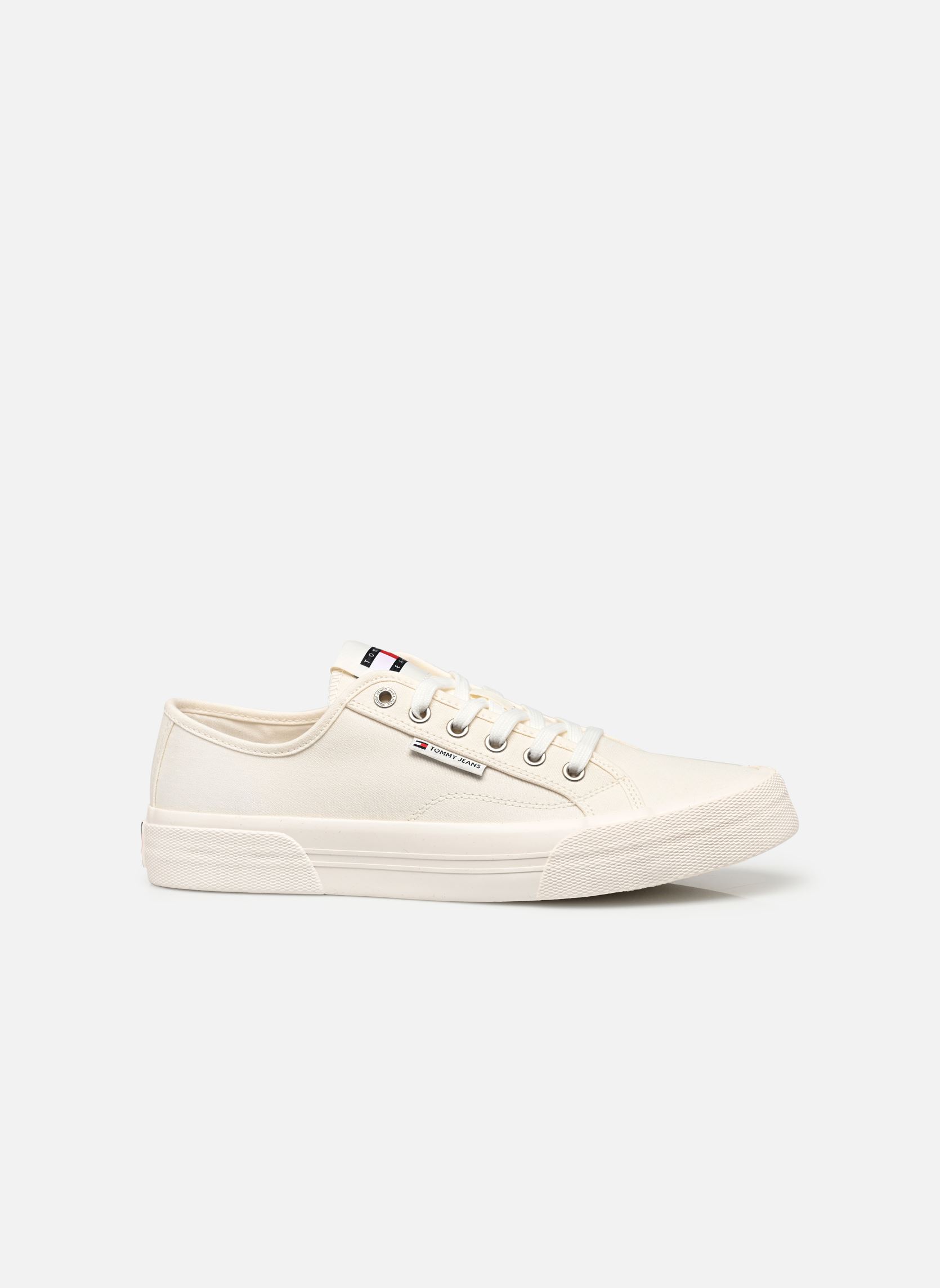 Niedrige Sneaker TJM LACE UP CANVAS herren weiß Tommy Jeans Niedrige Sneaker TJM LACE UP CANVAS herren weiß ECRU