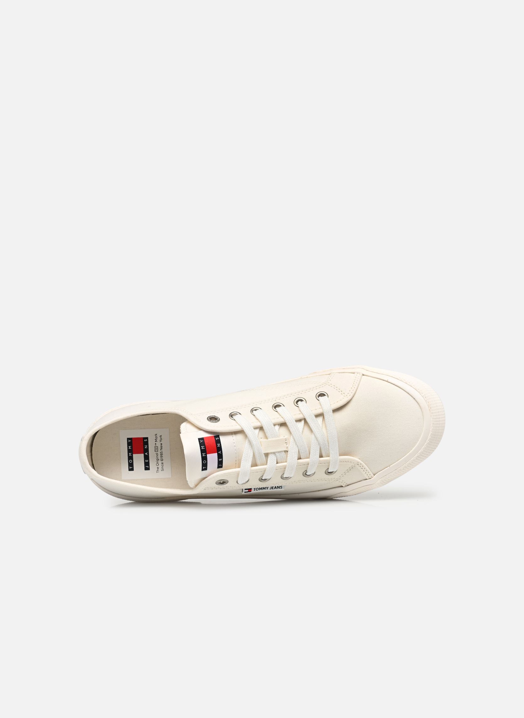 Niedrige Sneaker TJM LACE UP CANVAS herren weiß Tommy Jeans Niedrige Sneaker TJM LACE UP CANVAS herren weiß ECRU