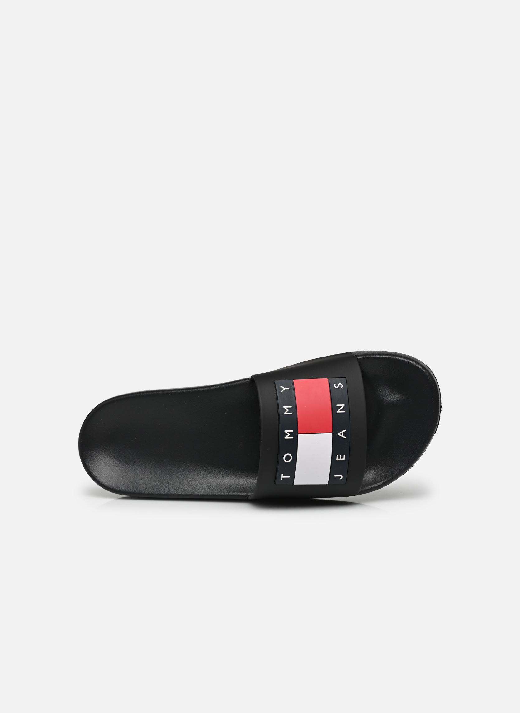 Sandales plates TOMMY JEANS FLAG POO femme noir Tommy Jeans Sandales plates TOMMY JEANS FLAG POO femme noir BLACK