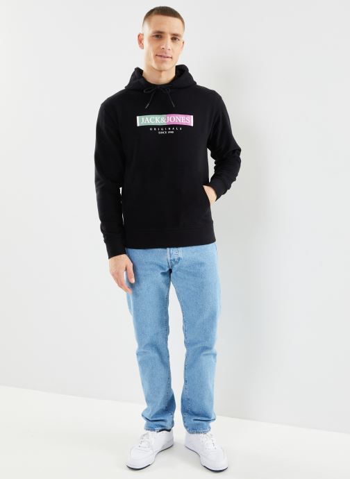 Felpa Con Cappuccio Uomo Jorsplit AOP Branding - Stampa Total Look | JACK & JONES Originals