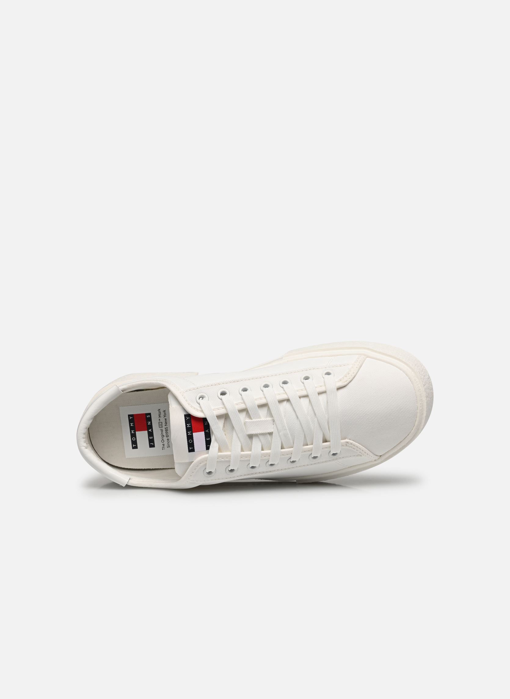 Baskets TJW FOXING FLATFORM femme blanc Tommy Jeans Baskets TJW FOXING FLATFORM femme blanc ECRU