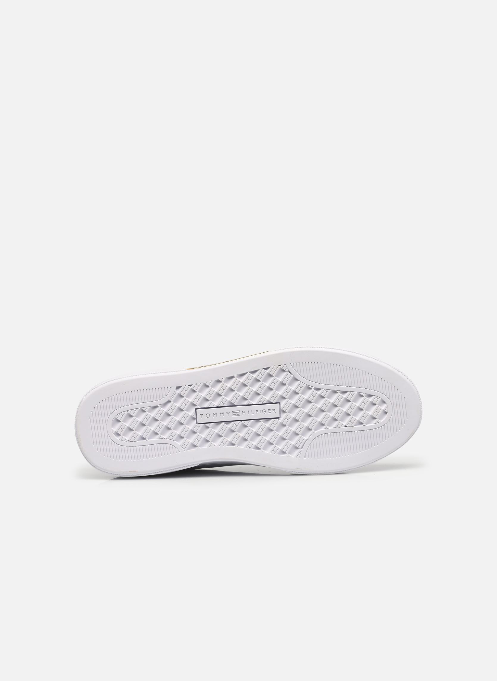 Lage sneakers CHIC HW COURT SNEAKE dames wit Tommy Hilfiger Lage sneakers CHIC HW COURT SNEAKE dames wit WHITE