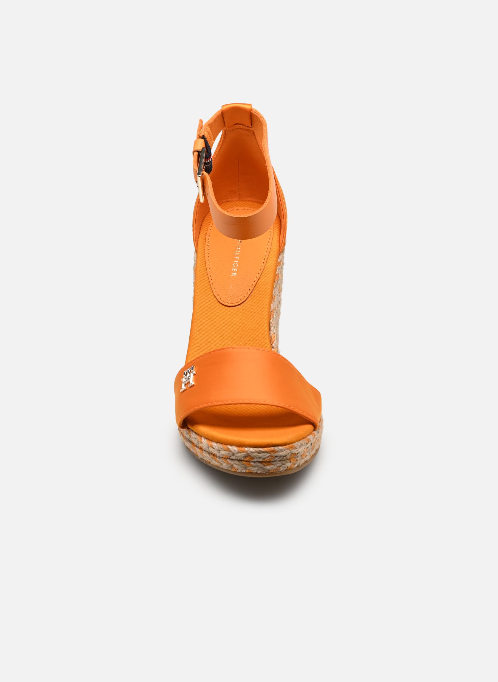 Espadrilles compensées et plateformes COLORFUL HIGH WEDGE femme orange Tommy Hilfiger Espadrilles compensées et plateformes COLORFUL HIGH WEDGE femme orange RICH OCHRE