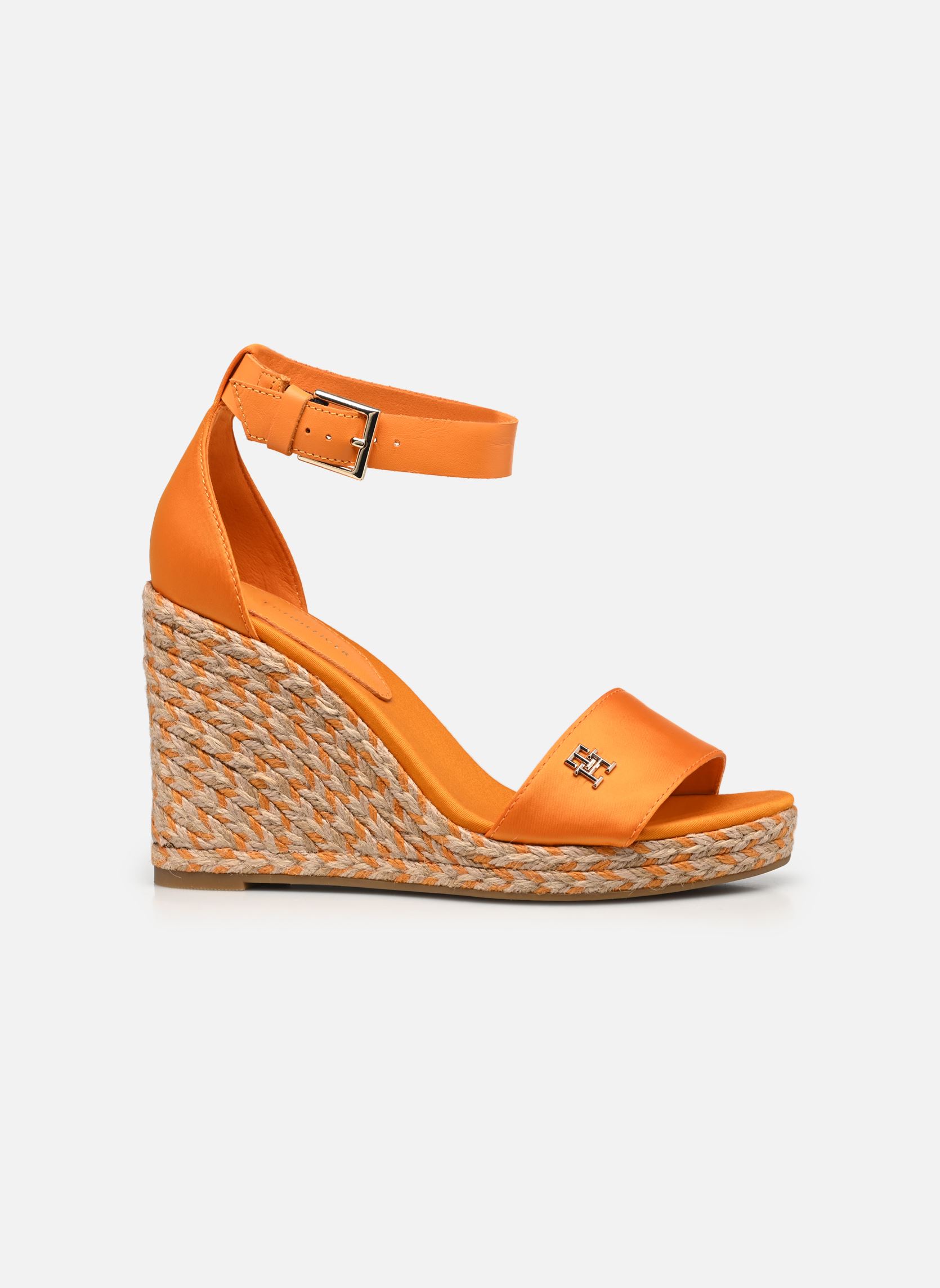 Espadrilles compensées et plateformes COLORFUL HIGH WEDGE femme orange Tommy Hilfiger Espadrilles compensées et plateformes COLORFUL HIGH WEDGE femme orange RICH OCHRE