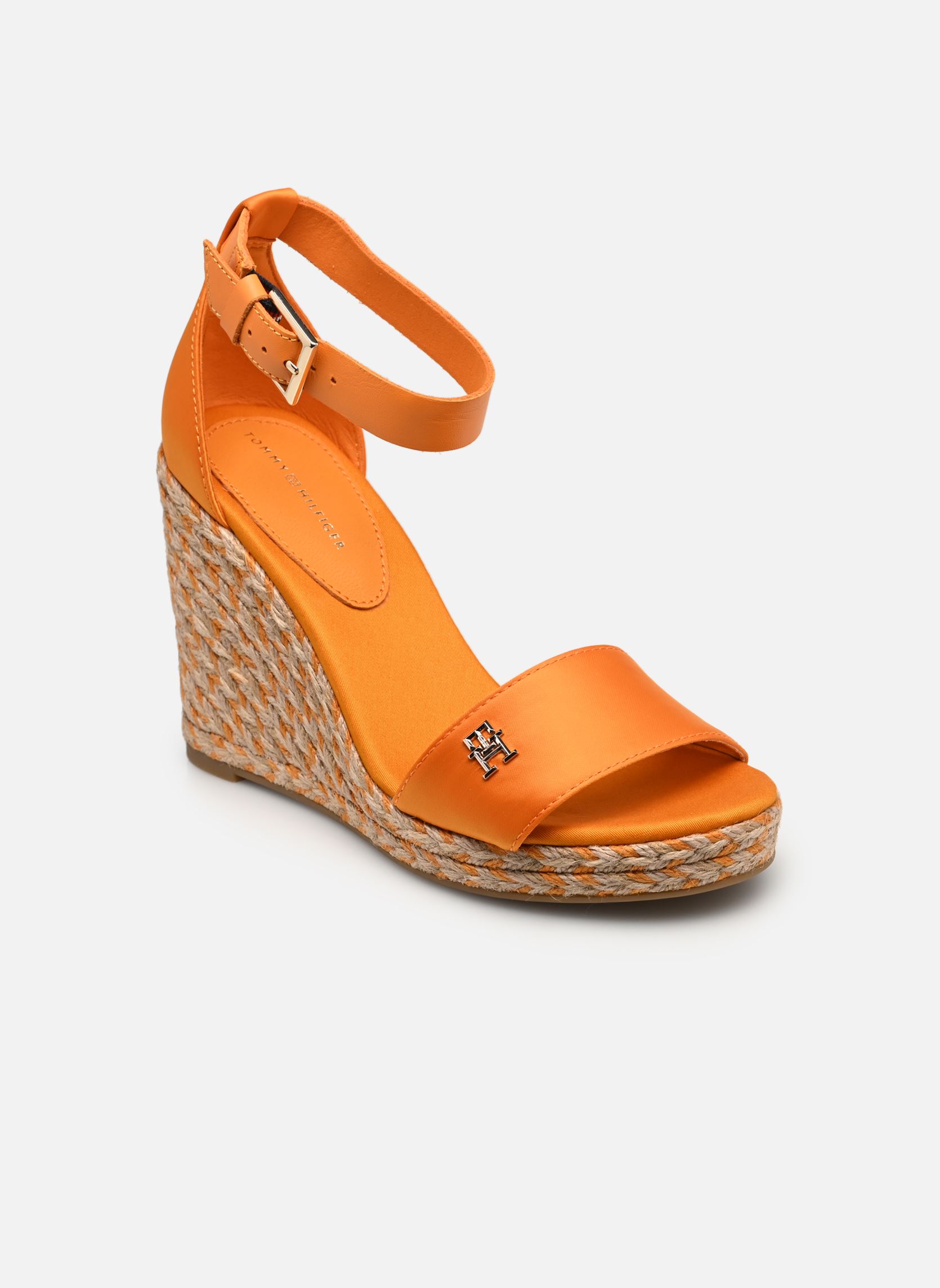 Espadrilles compensées et plateformes COLORFUL HIGH WEDGE femme orange Tommy Hilfiger Espadrilles compensées et plateformes COLORFUL HIGH WEDGE femme orange RICH OCHRE