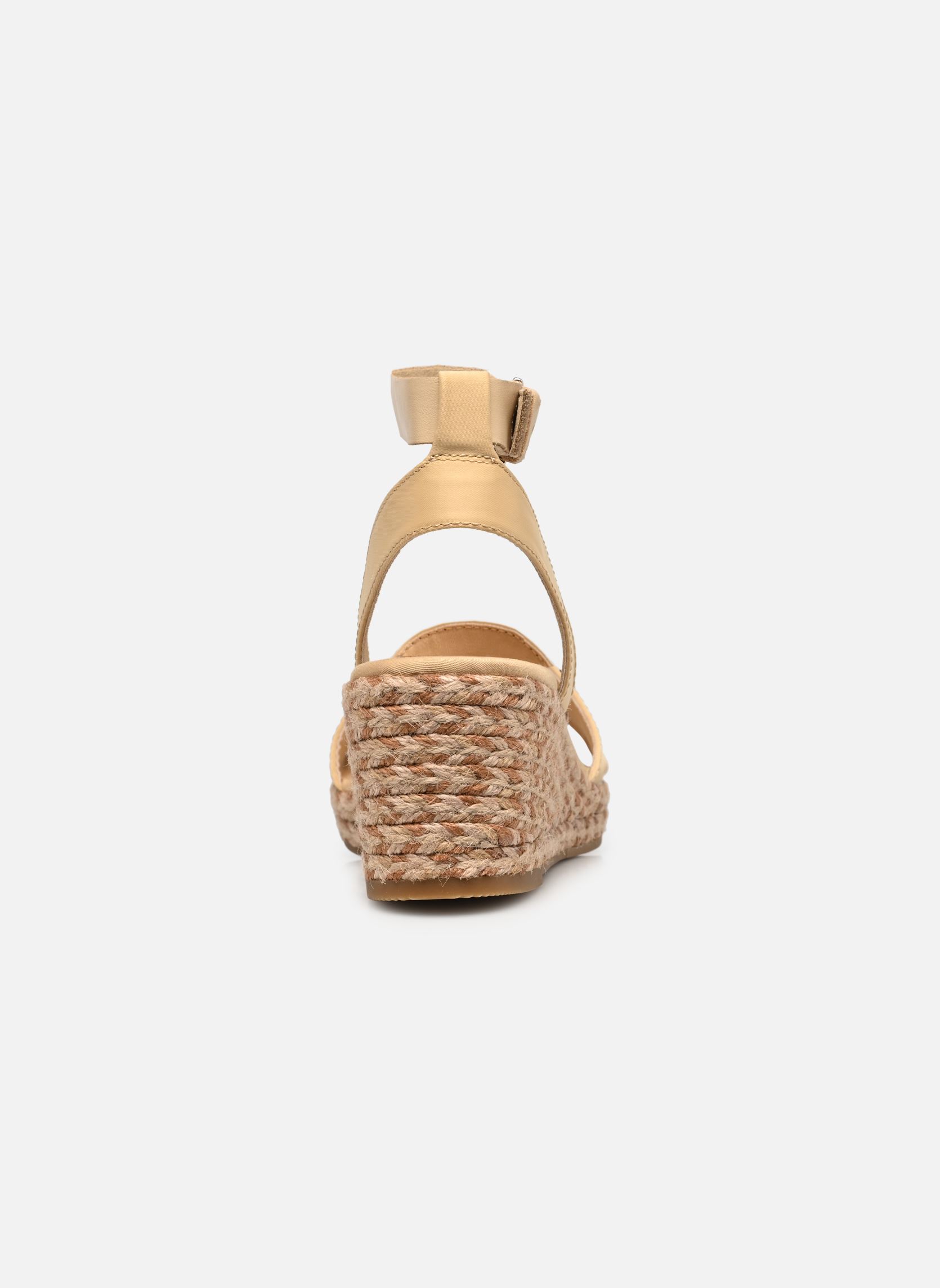 Espadrilles compensées et plateformes COLORFUL WEDGE SATIN femme beige Tommy Hilfiger Espadrilles compensées et plateformes COLORFUL WEDGE SATIN femme beige HARVEST WHEAT