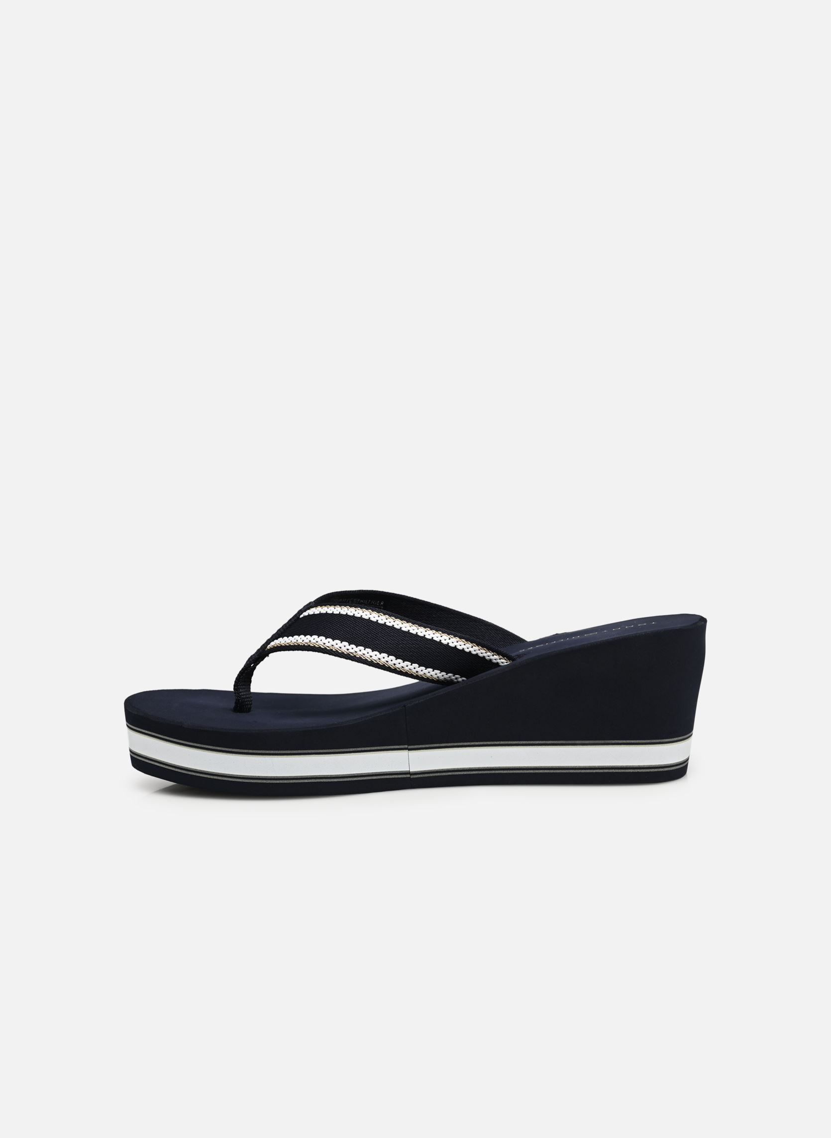 Slippers HILFIGER WEDGE BEACH dames blauw Tommy Hilfiger Slippers HILFIGER WEDGE BEACH dames blauw SPACE BLUE