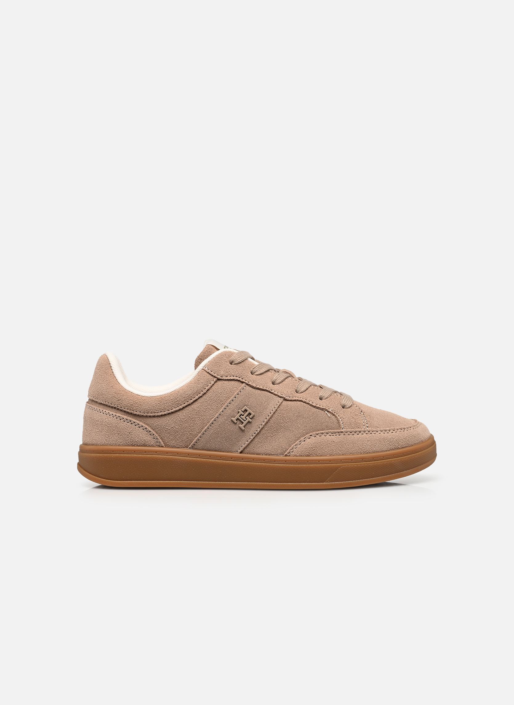 Lage sneakers TH HERITAGE COURT SN dames beige Tommy Hilfiger Lage sneakers TH HERITAGE COURT SN dames beige COASTAL TAUPE