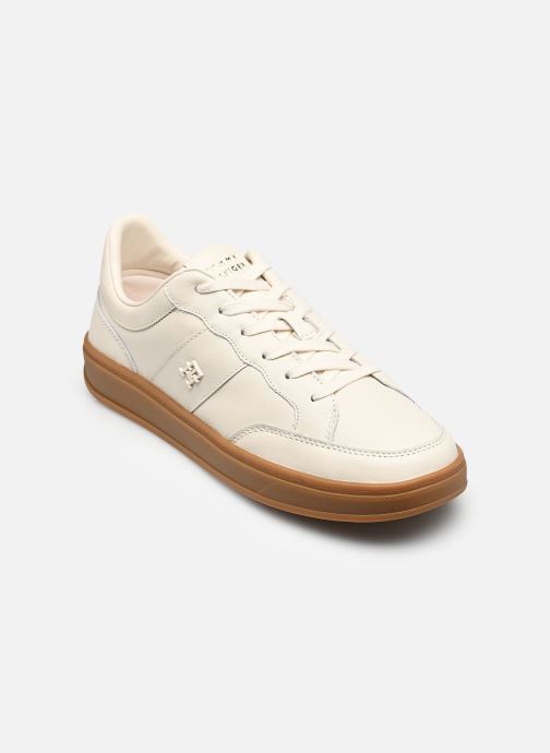 Tommy Hilfiger Niedrige Sneaker TH HERITAGE COURT SN damen weiß