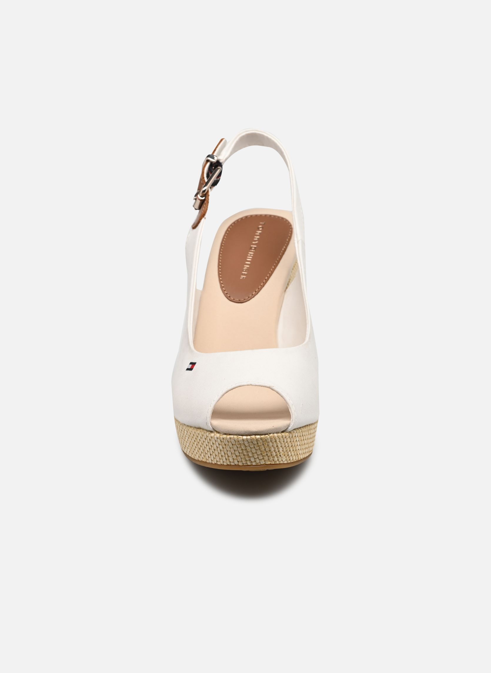 Espadrilles compensées et plateformes ICONIC ELENA SLING B femme blanc Tommy Hilfiger Espadrilles compensées et plateformes ICONIC ELENA SLING B femme blanc ECRU