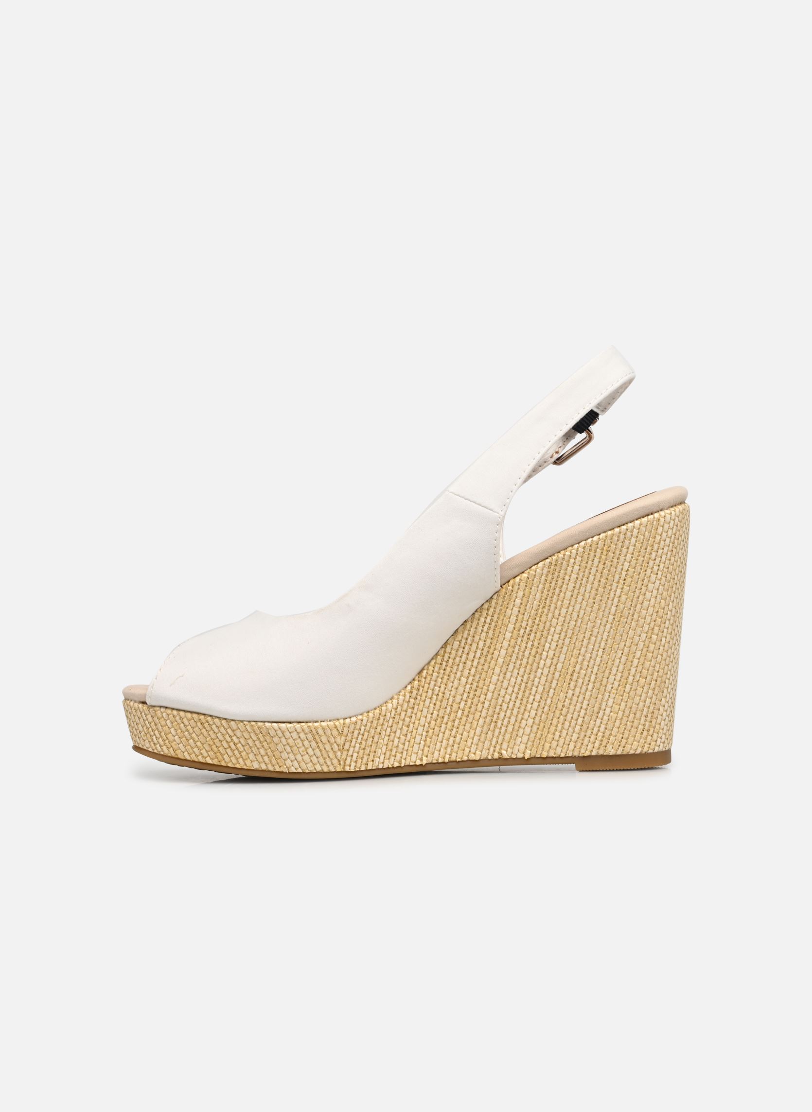 Espadrilles compensées et plateformes ICONIC ELENA SLING B femme blanc Tommy Hilfiger Espadrilles compensées et plateformes ICONIC ELENA SLING B femme blanc ECRU