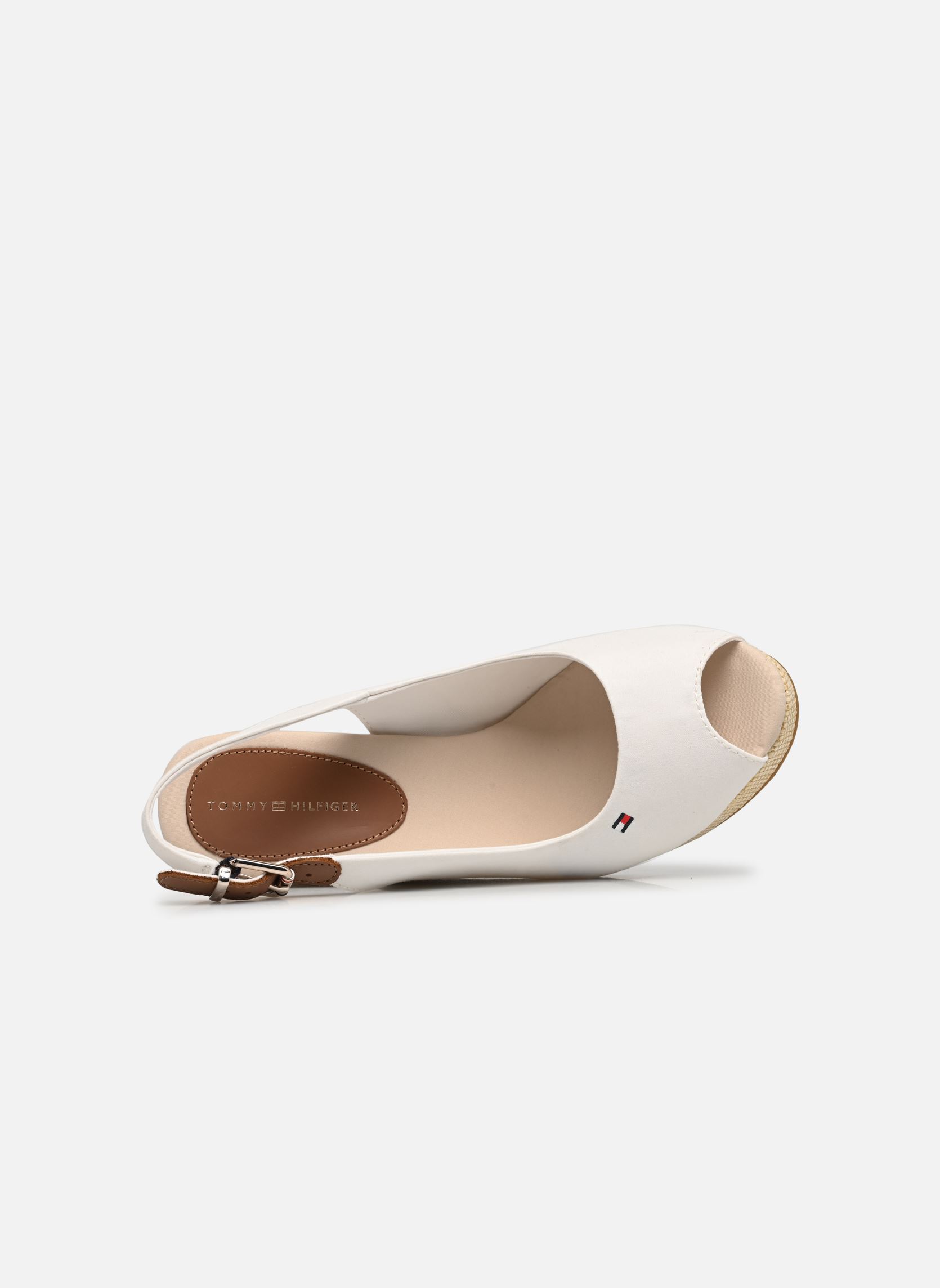 Espadrilles compensées et plateformes ICONIC ELENA SLING B femme blanc Tommy Hilfiger Espadrilles compensées et plateformes ICONIC ELENA SLING B femme blanc ECRU