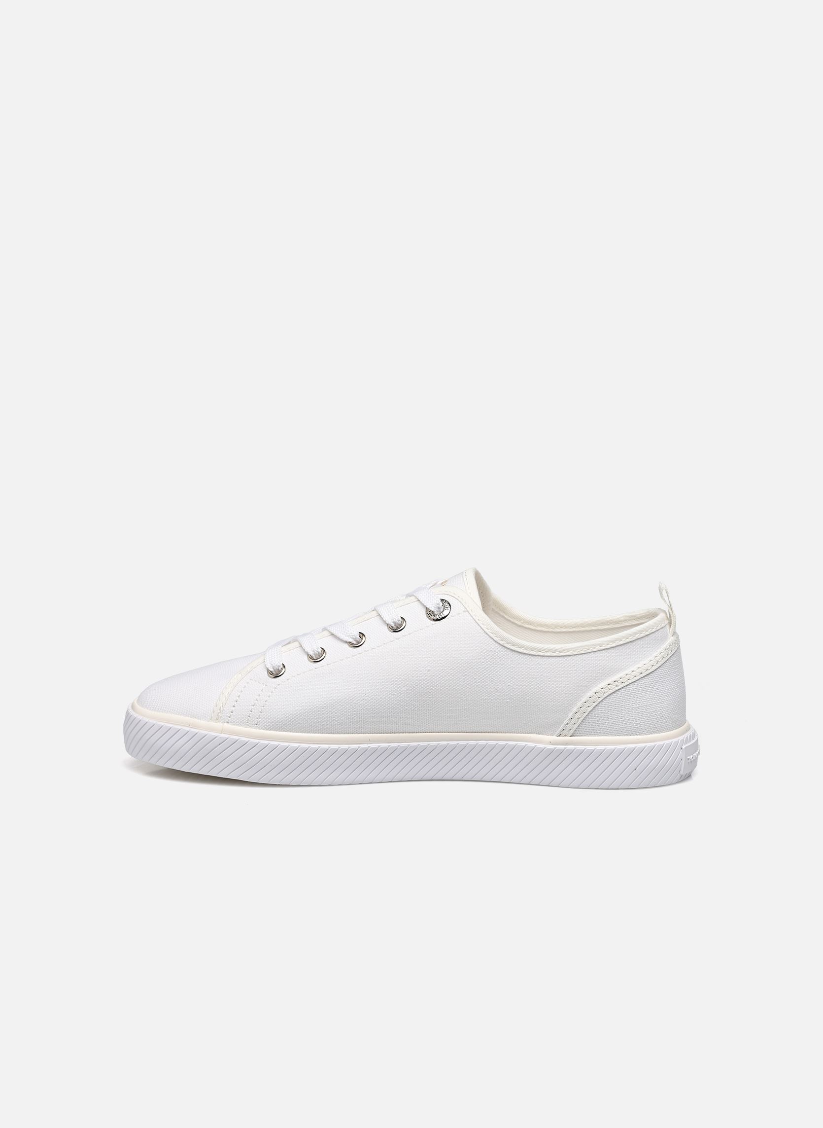 Baskets VULC CANVAS SNEAKER femme blanc Tommy Hilfiger Baskets VULC CANVAS SNEAKER femme blanc WHITE