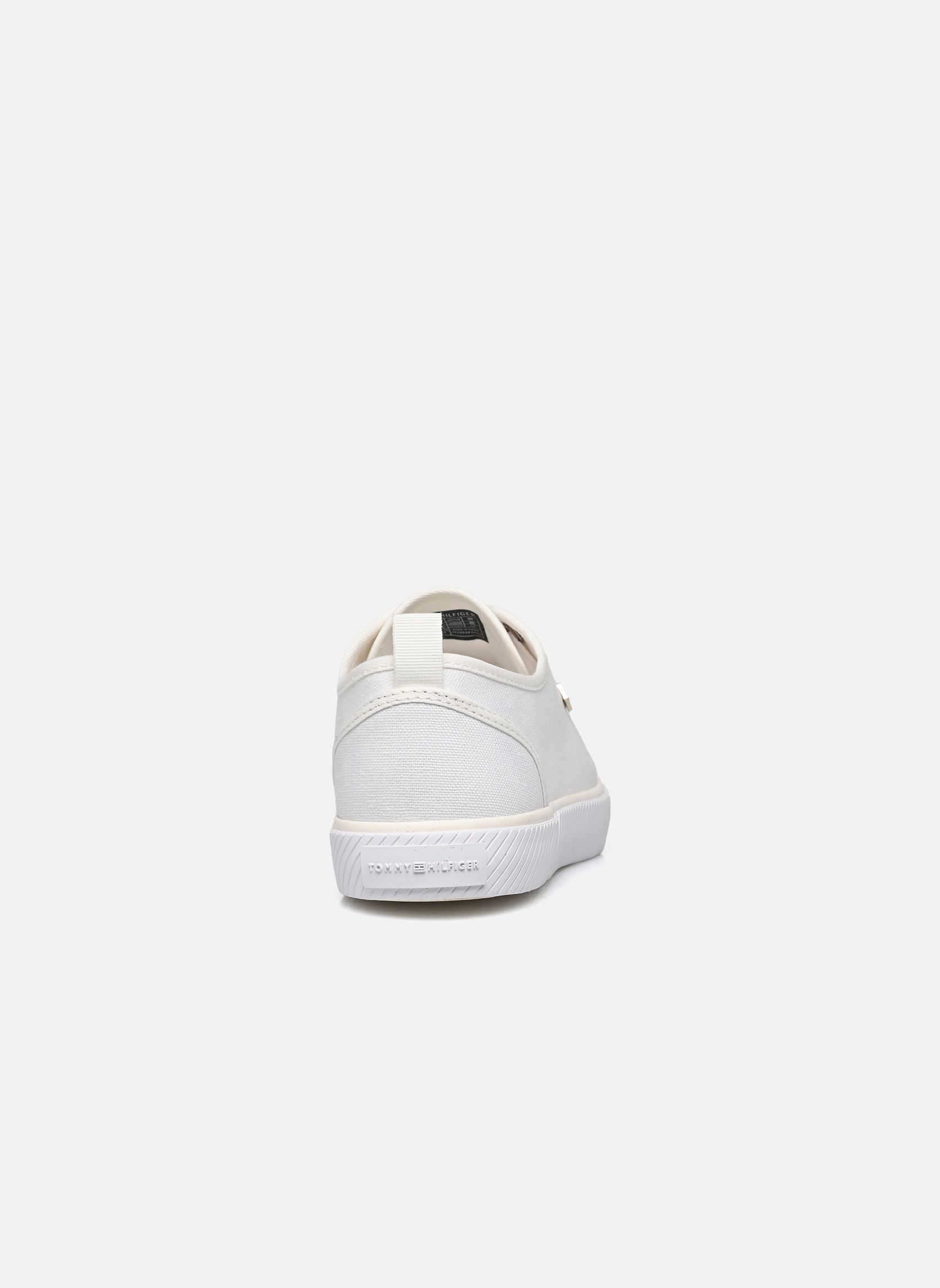 Baskets VULC CANVAS SNEAKER femme blanc Tommy Hilfiger Baskets VULC CANVAS SNEAKER femme blanc WHITE