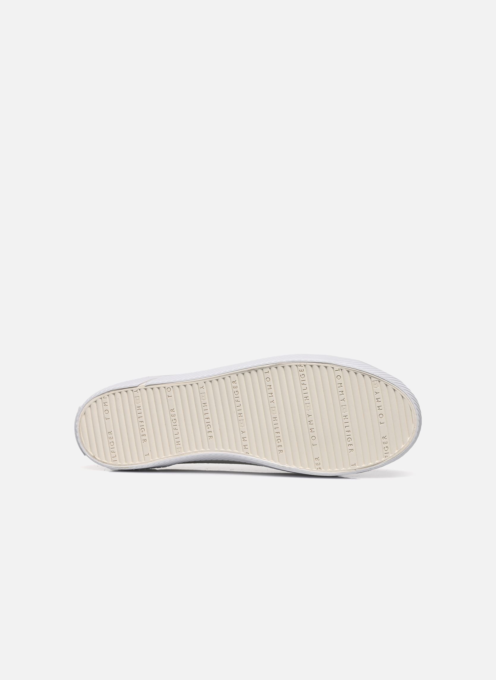 Baskets VULC CANVAS SNEAKER femme blanc Tommy Hilfiger Baskets VULC CANVAS SNEAKER femme blanc WHITE