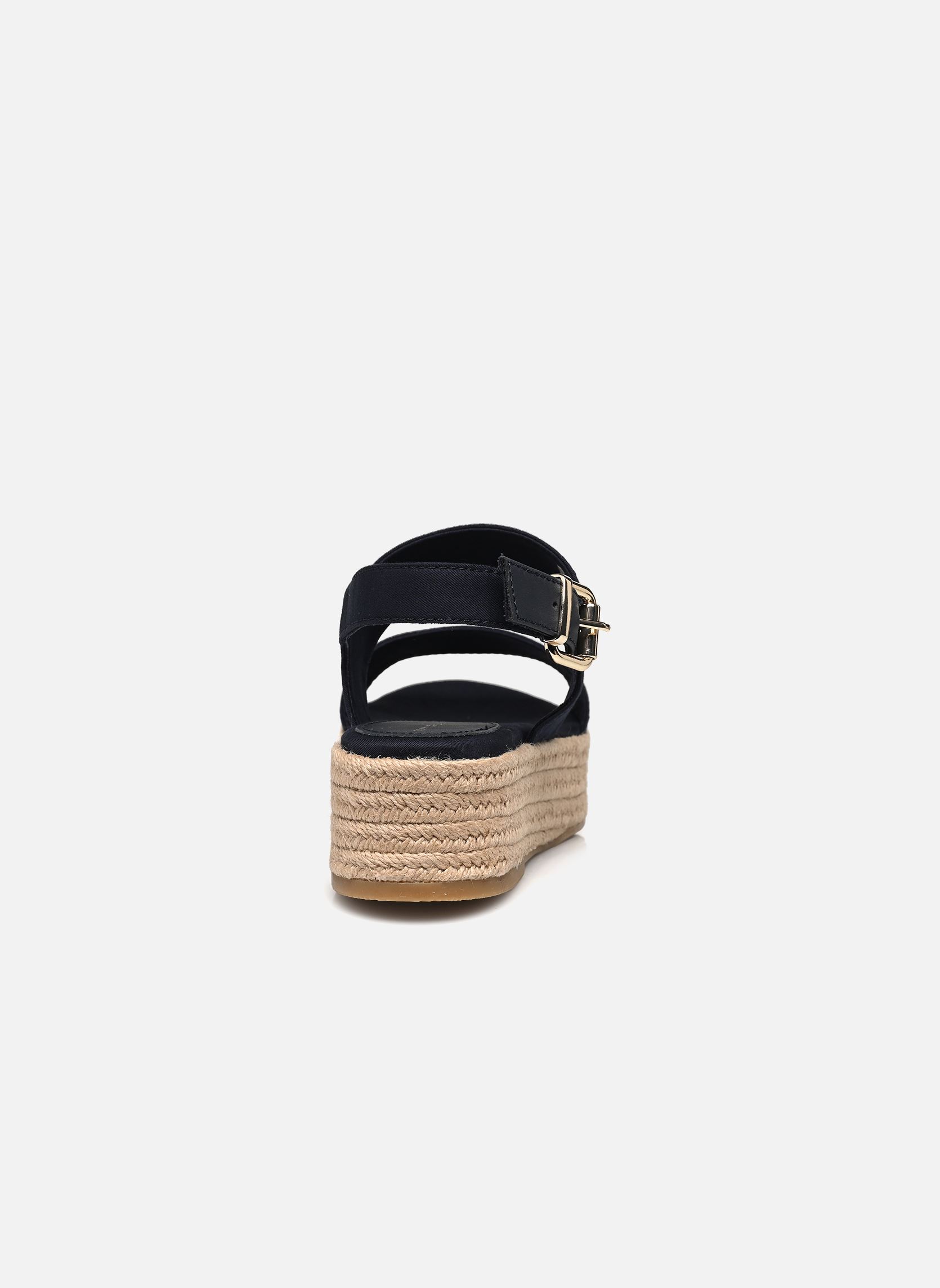 Espadrilles met sleehak en plateau MID WEDGE SANDAL dames blauw Tommy Hilfiger Espadrilles met sleehak en plateau MID WEDGE SANDAL dames blauw SPACE BLUE