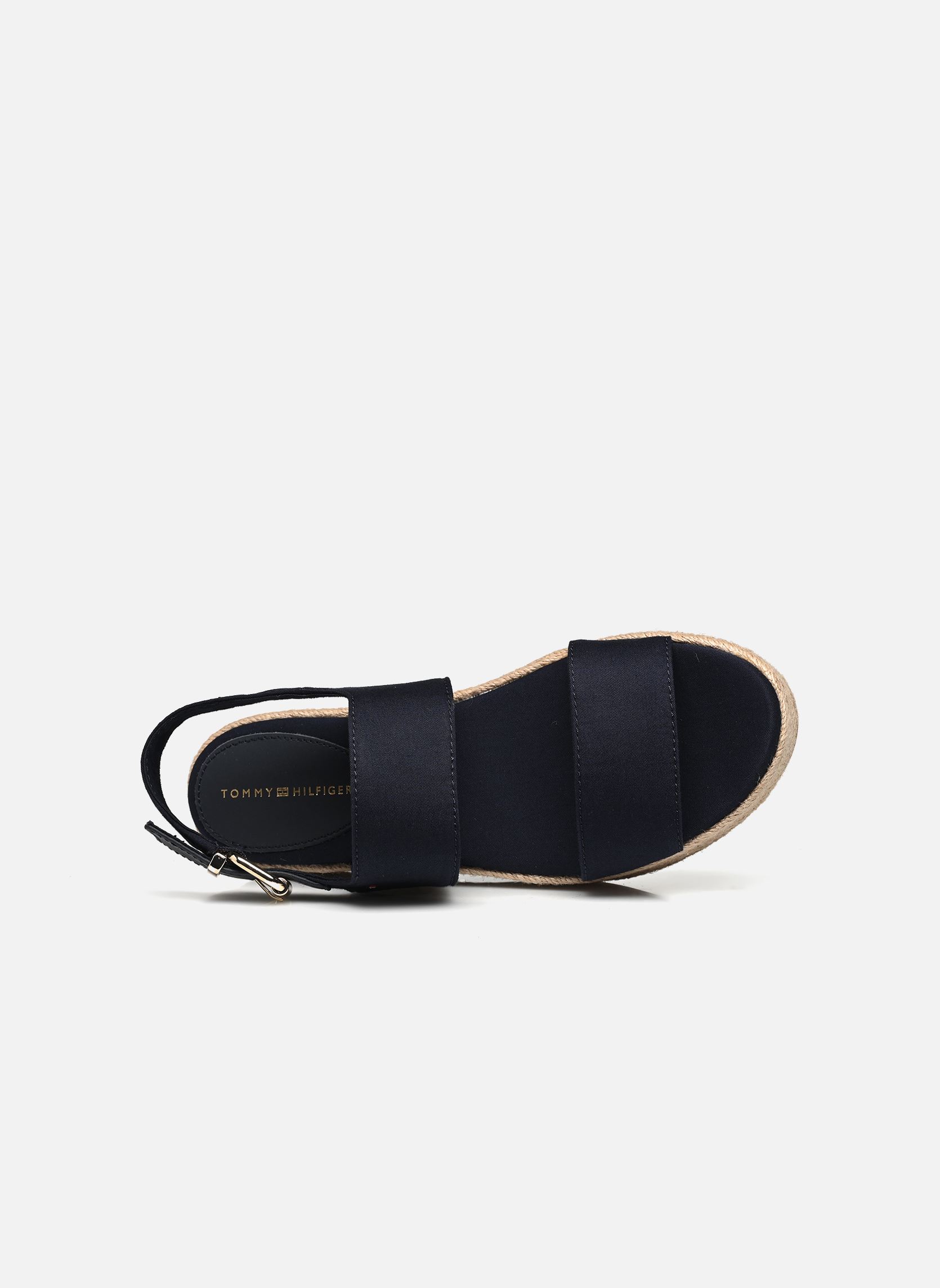 Espadrilles met sleehak en plateau MID WEDGE SANDAL dames blauw Tommy Hilfiger Espadrilles met sleehak en plateau MID WEDGE SANDAL dames blauw SPACE BLUE