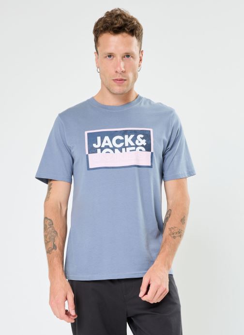 Maglietta JACK & JONES Jjdetroit Tee – Uomo, Taglio Largo, Girocollo, Manica Corta, Cotone