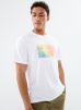 Nagy méretű póló Jack & Jones JORARUBA Sunset Branding T-shirt White Nagy méretű póló Jack & Jones JORARUBA Sunset Branding T-shirt White
