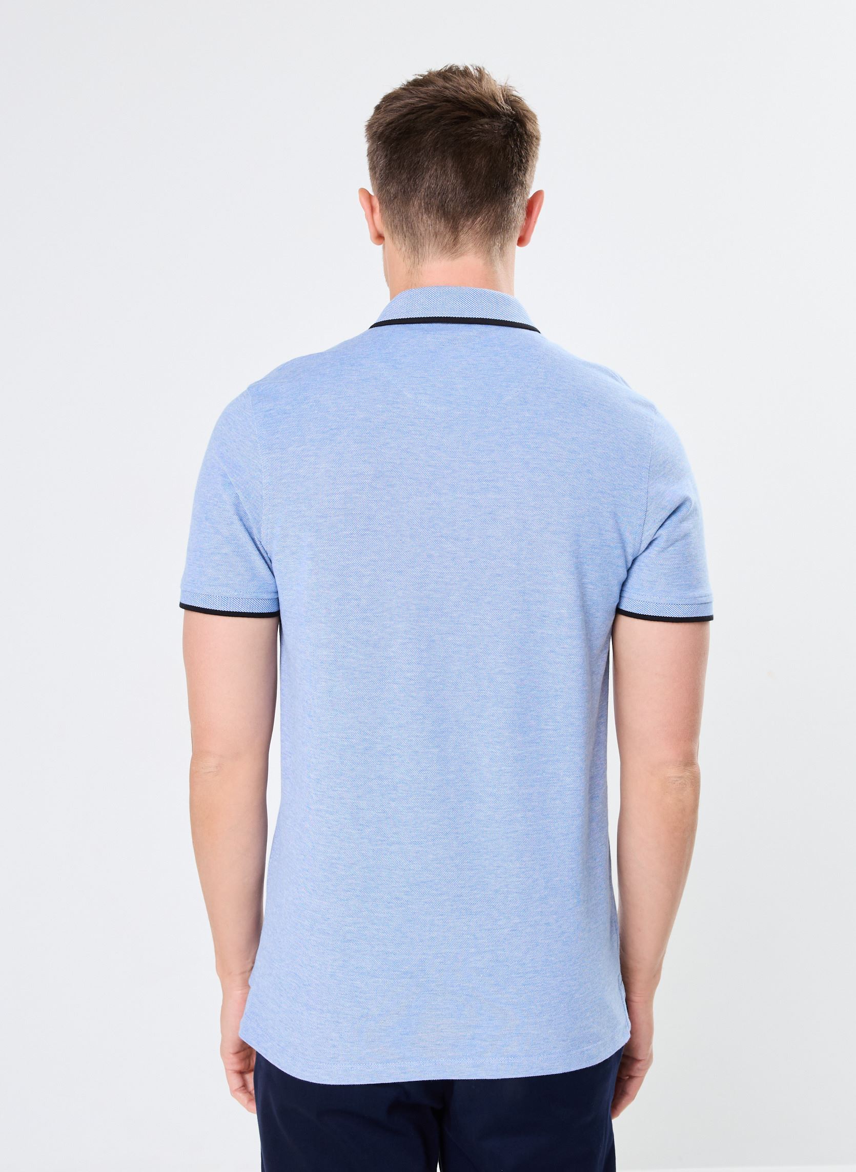 Polos manches courtes JJEPAULOS POLO SS NOOS homme blanc Jack & Jones Polos manches courtes JJEPAULOS POLO SS NOOS homme blanc BRIGHT COBALT