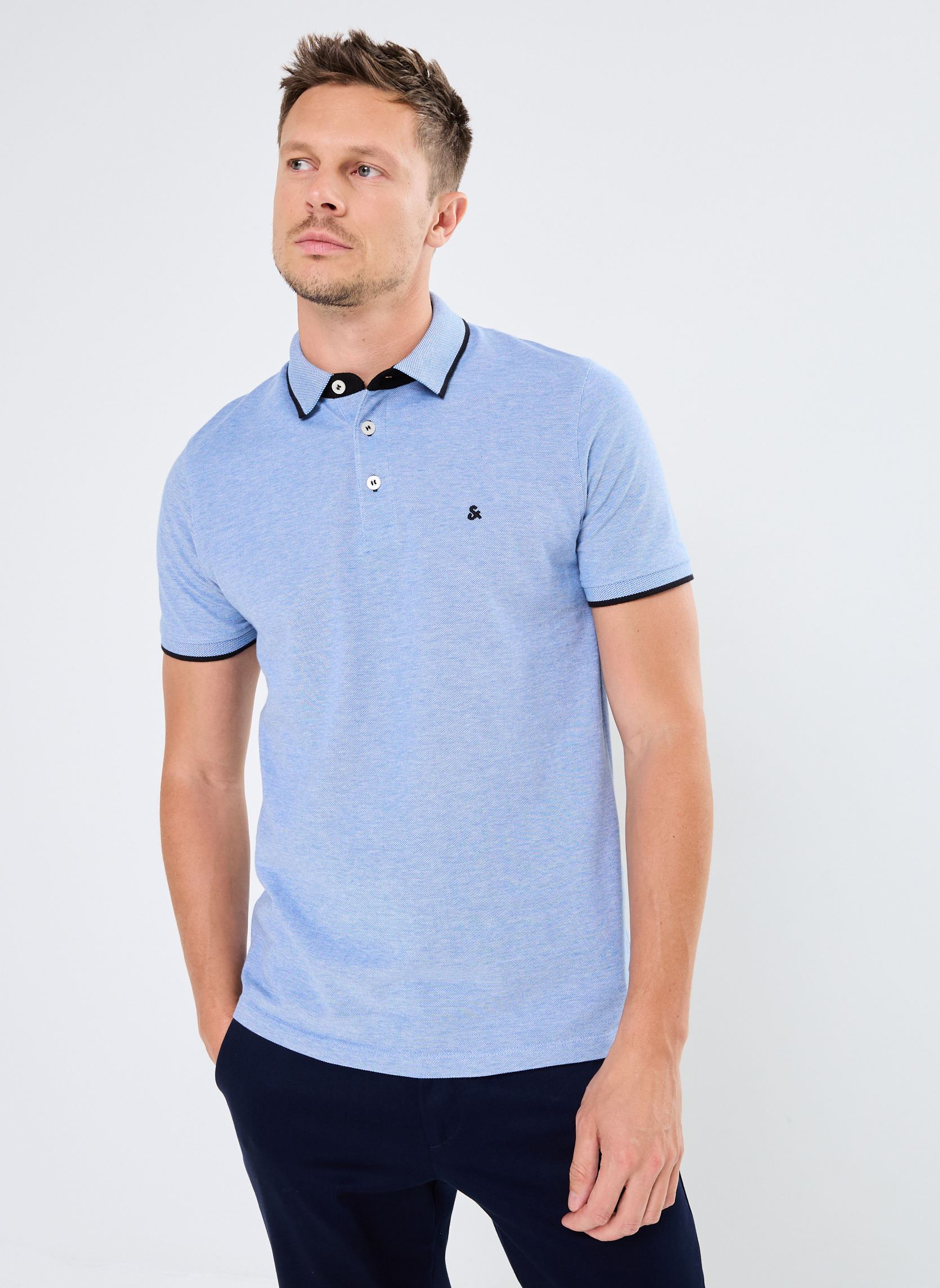 Vêtements Jack & Jones JJEPAULOS POLO SS NOOS pour  Accessoires