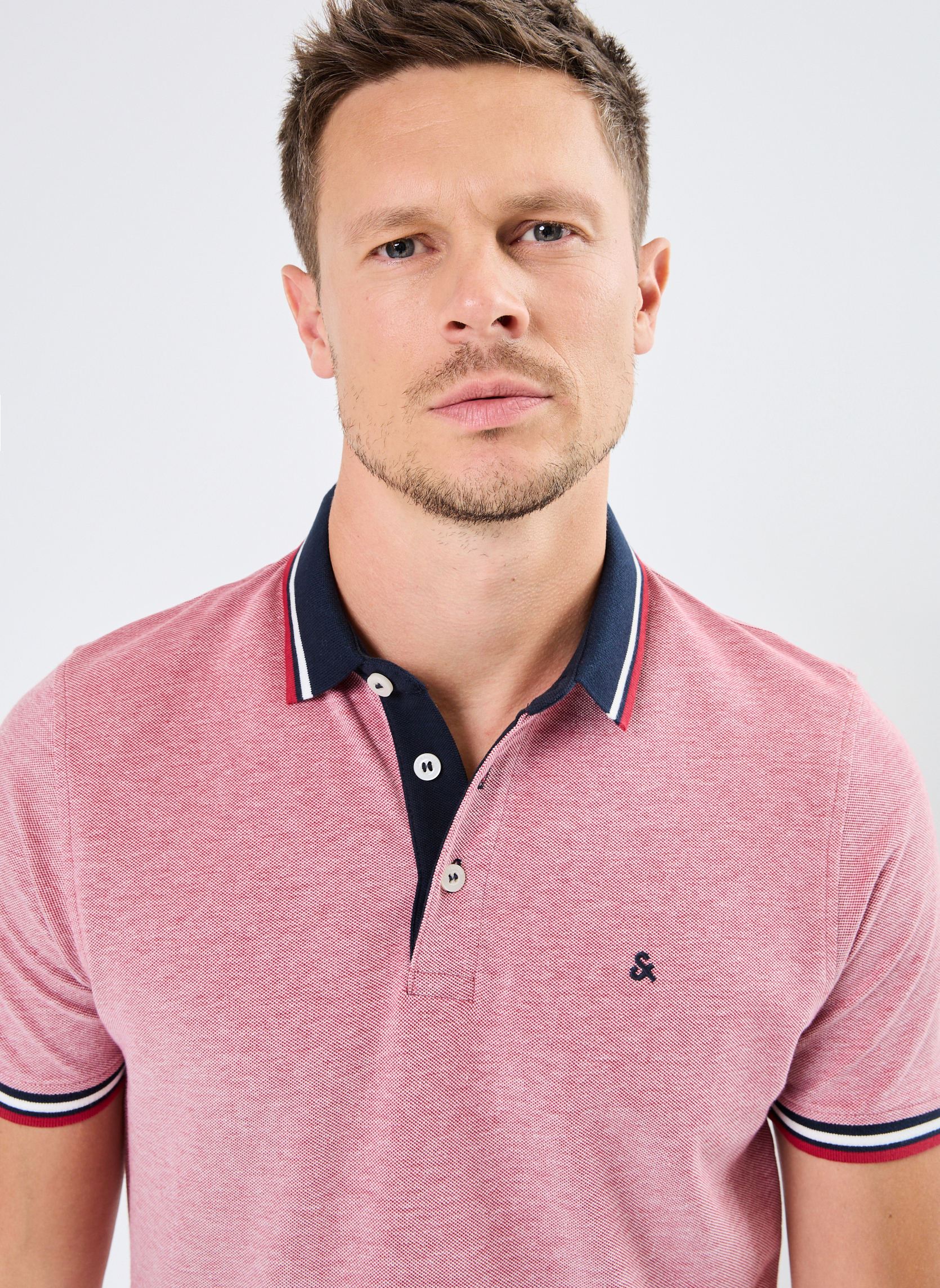 Kurzarm-Poloshirts JJEPAULOS POLO SS NOOS herren rot Jack & Jones Kurzarm-Poloshirts JJEPAULOS POLO SS NOOS herren rot RIO RED