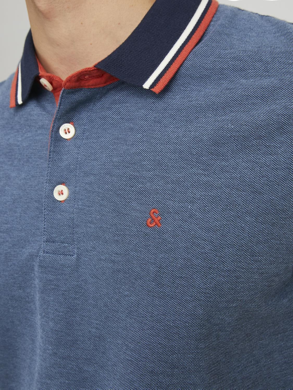 Kurzarm-Poloshirts JJEPAULOS POLO SS NOOS herren blau Jack & Jones Kurzarm-Poloshirts JJEPAULOS POLO SS NOOS herren blau DENIM BLUE