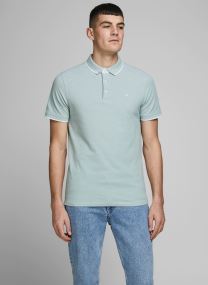 Polos manches courtes JJEPAULOS POLO SS NOOS homme bleu