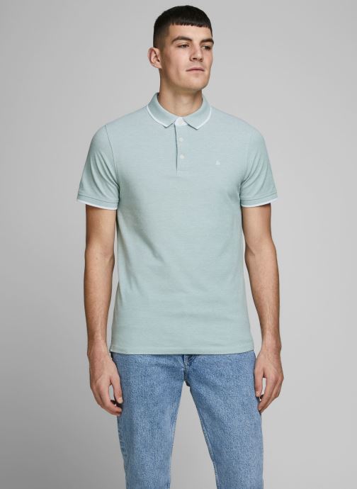 Jack & Jones Polos manches courtes JJEPAULOS POLO SS NOOS homme bleu