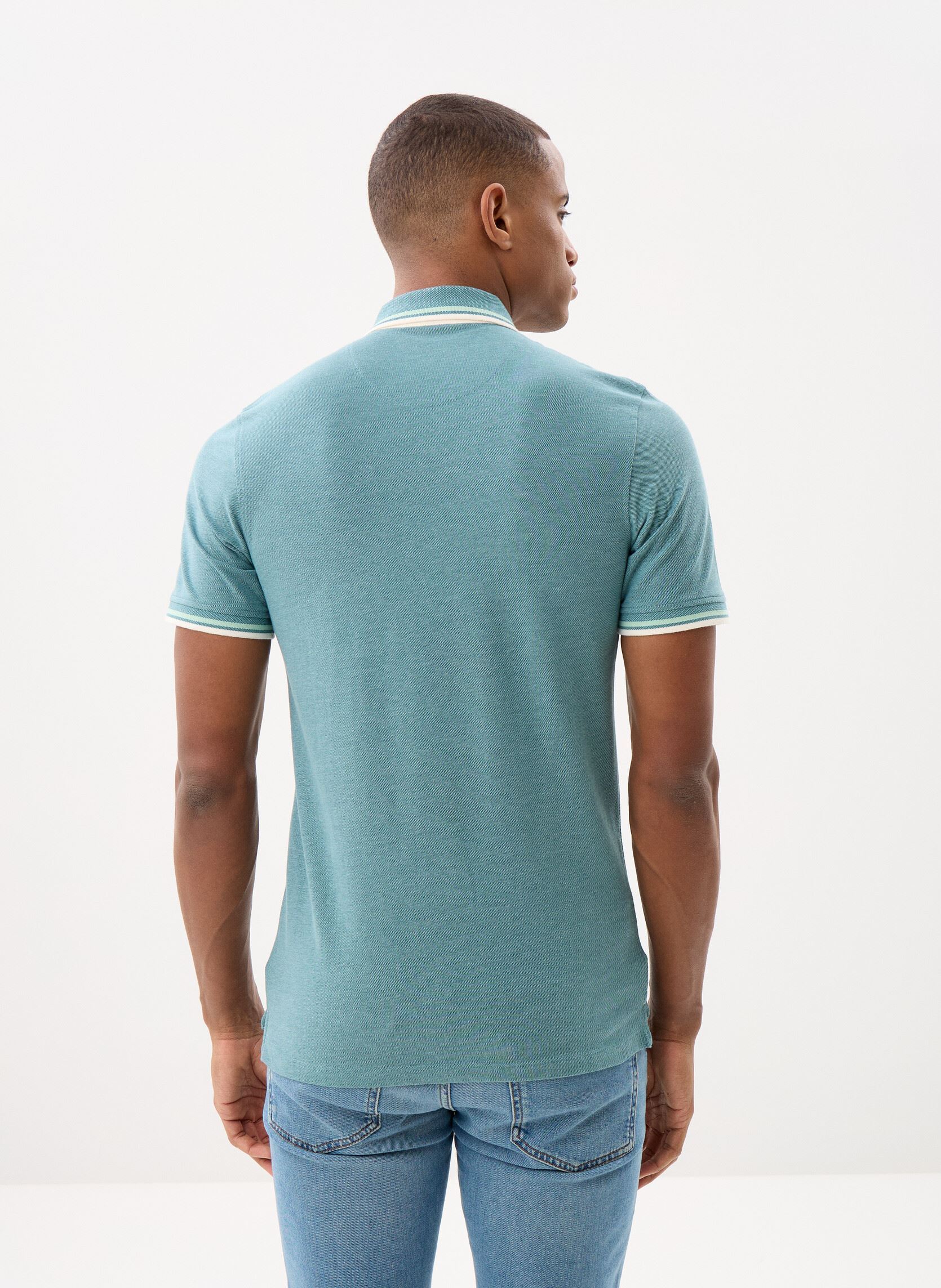 Kurzarm-Poloshirts JJEPAULOS POLO SS NOOS herren grün Jack & Jones Kurzarm-Poloshirts JJEPAULOS POLO SS NOOS herren grün ATLANTIC DEEP
