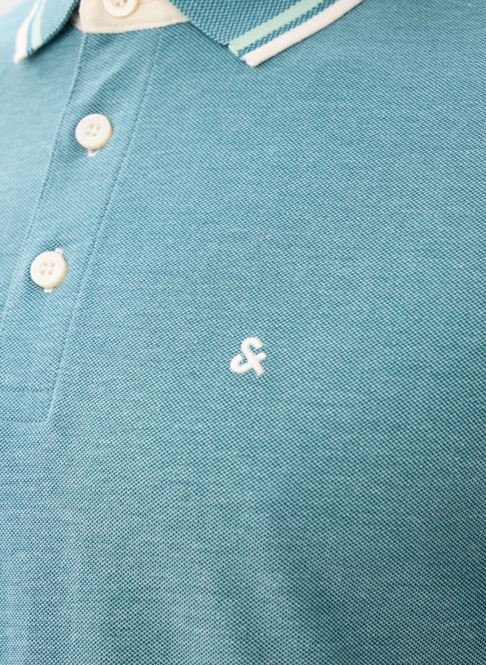Kurzarm-Poloshirts JJEPAULOS POLO SS NOOS herren grün Jack & Jones Kurzarm-Poloshirts JJEPAULOS POLO SS NOOS herren grün ATLANTIC DEEP