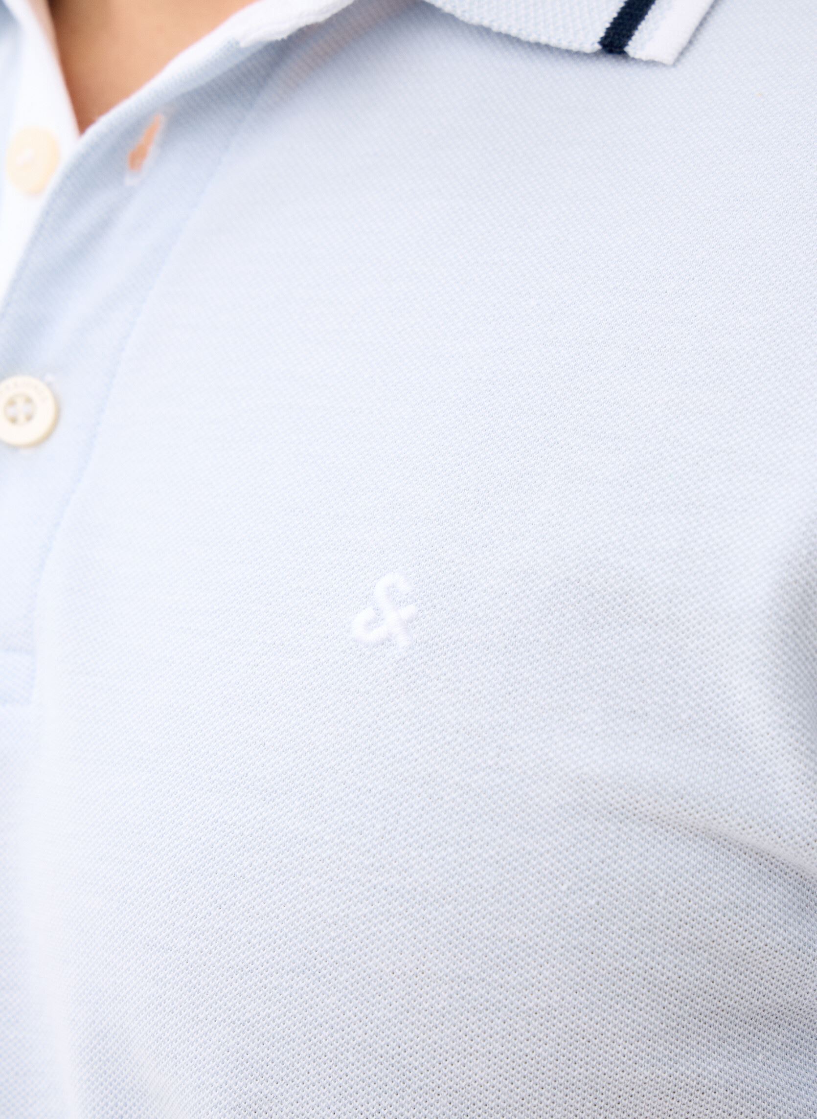 Polos manches courtes JJEPAULOS POLO SS NOOS homme bleu Jack & Jones Polos manches courtes JJEPAULOS POLO SS NOOS homme bleu CELESTIAL BLUE