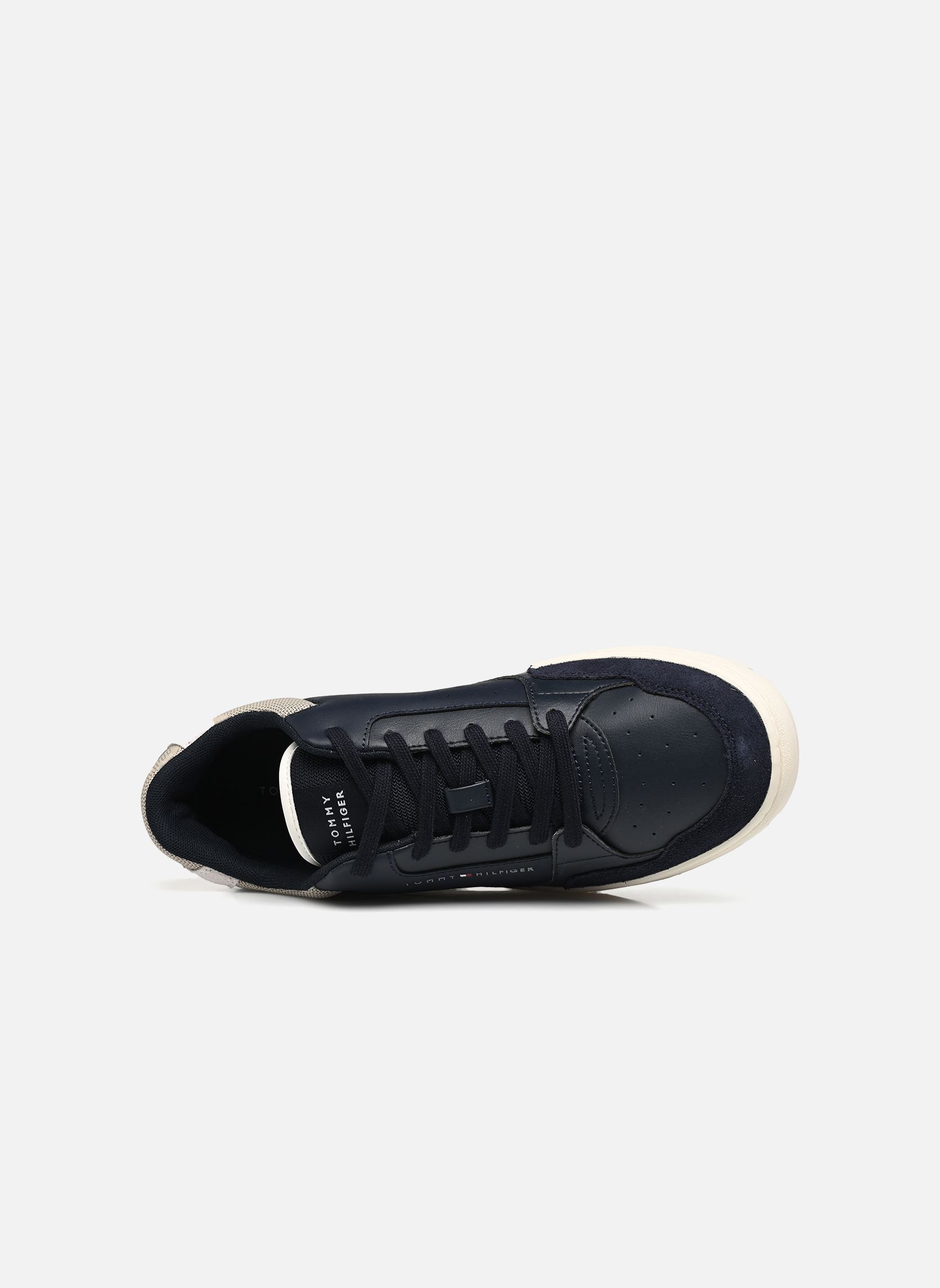 Sneakers TH BASKET CORE LTH M uomo blu Tommy Hilfiger Sneakers TH BASKET CORE LTH M uomo blu 0F5 DESERT SKY/ANCIENT WHITE