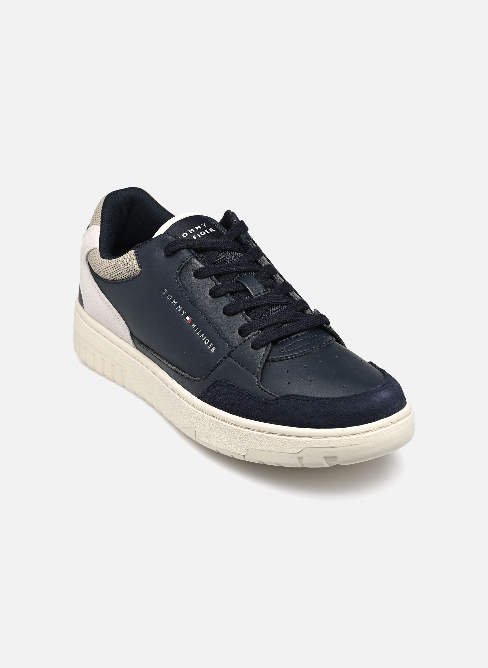 Baskets Tommy Hilfiger TH BASKET CORE LTH M pour Homme Baskets Tommy Hilfiger TH BASKET CORE LTH M pour Homme