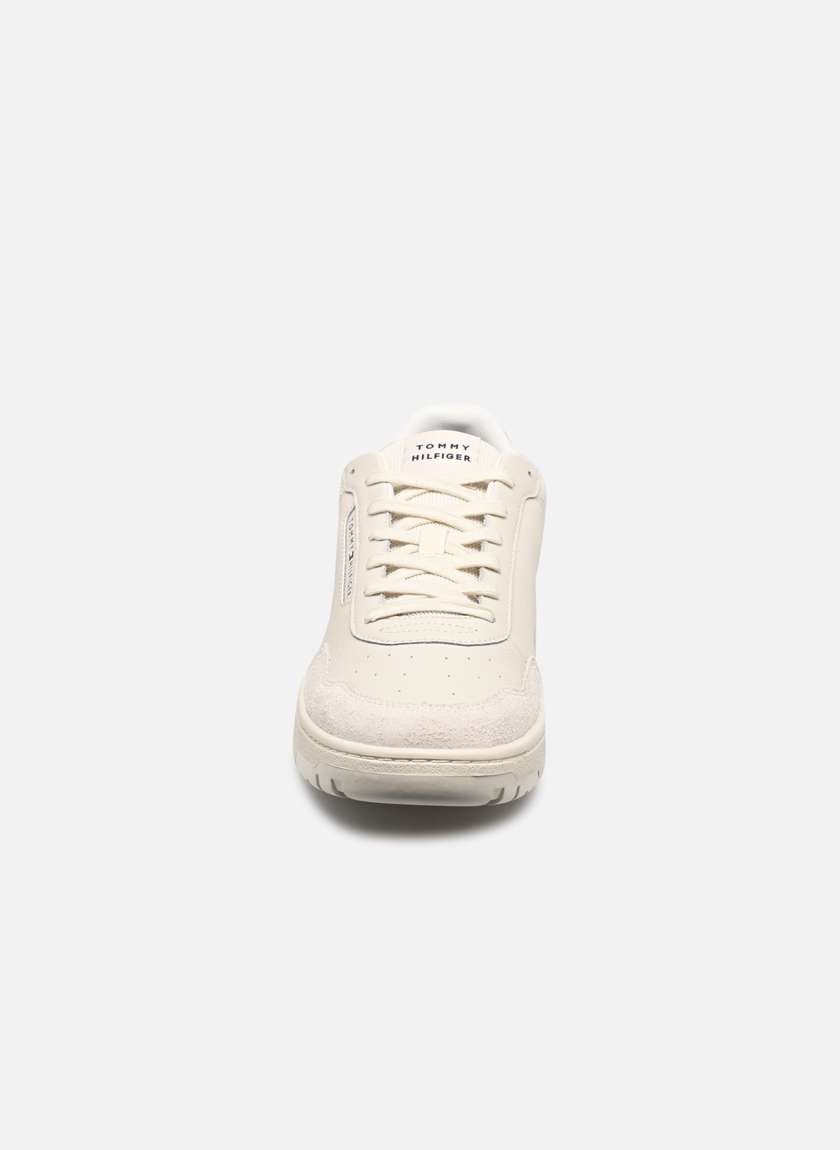 Sneaker TH BASKET CORE LTH M herren beige Tommy Hilfiger Sneaker TH BASKET CORE LTH M herren beige ALABASTER