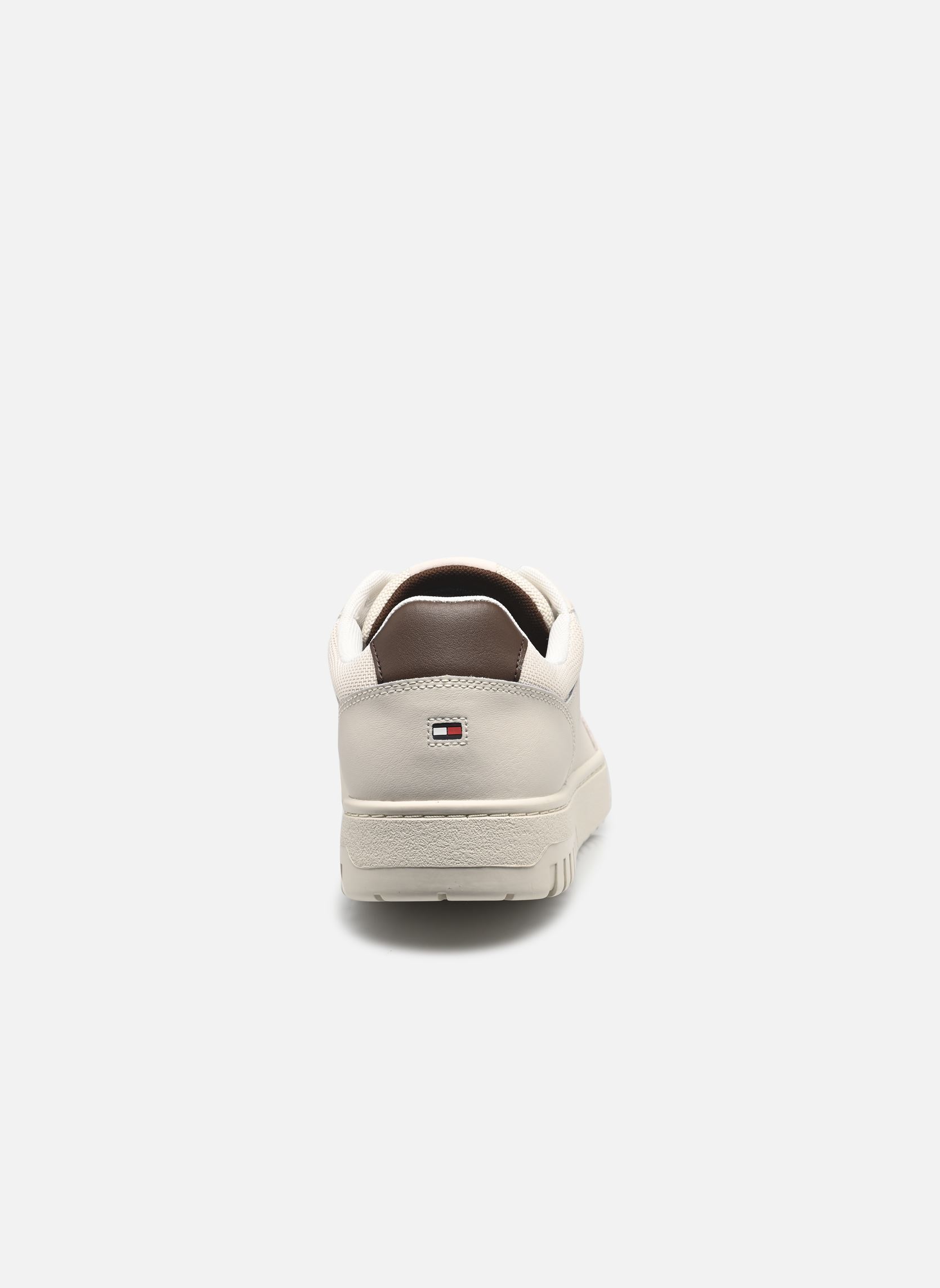 Sneaker TH BASKET CORE LTH M herren beige Tommy Hilfiger Sneaker TH BASKET CORE LTH M herren beige ALABASTER