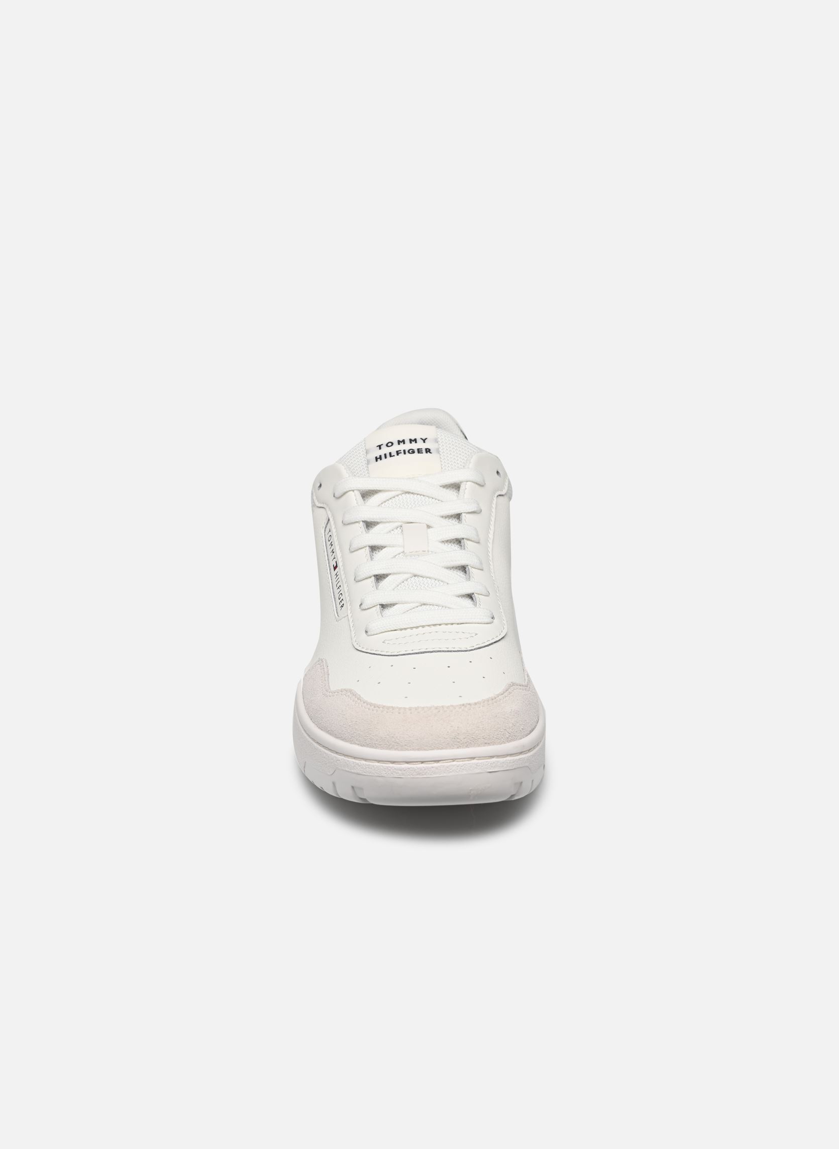 Sneakers TH BASKET CORE LTH M heren wit Tommy Hilfiger Sneakers TH BASKET CORE LTH M heren wit ECRU