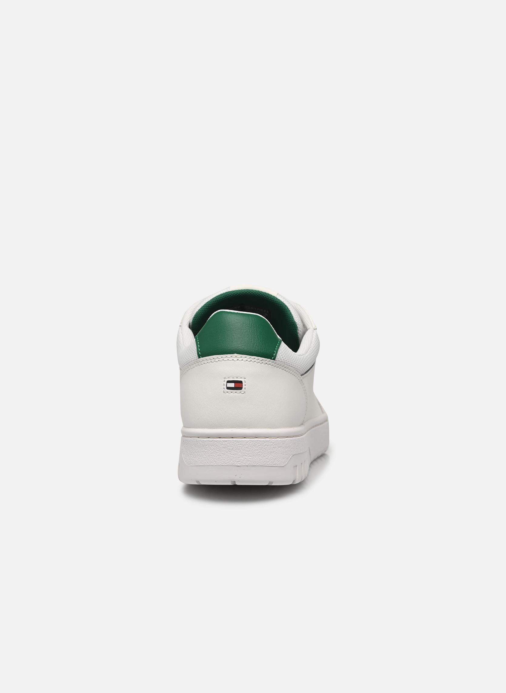 Sneakers TH BASKET CORE LTH M heren wit Tommy Hilfiger Sneakers TH BASKET CORE LTH M heren wit ECRU