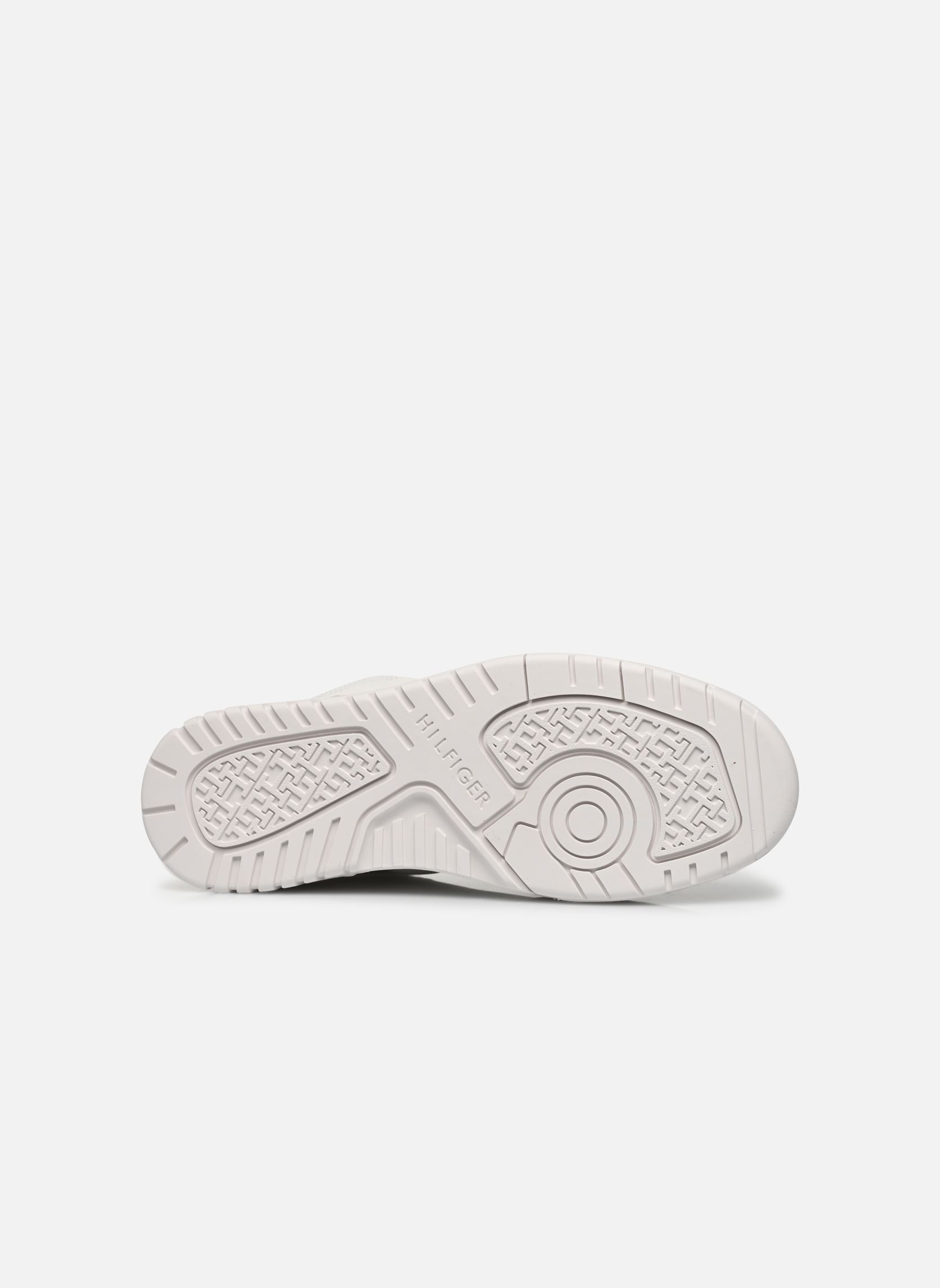 Sneakers TH BASKET CORE LTH M heren wit Tommy Hilfiger Sneakers TH BASKET CORE LTH M heren wit ECRU