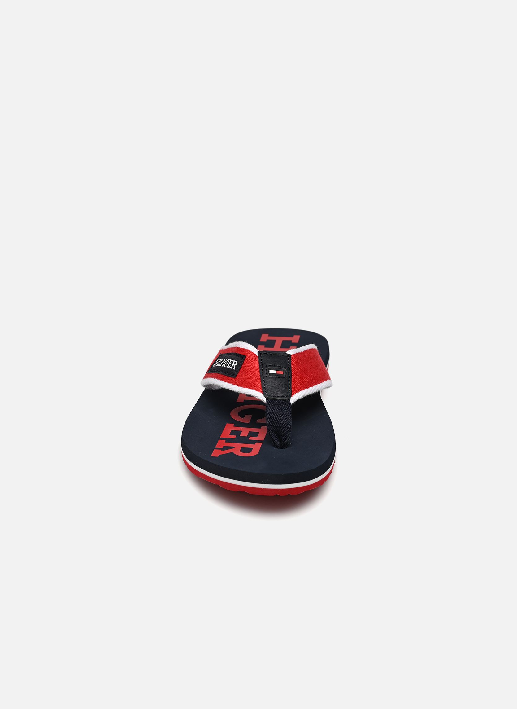 Slippers PATCH HILFIGER BEACH heren rood Tommy Hilfiger Slippers PATCH HILFIGER BEACH heren rood PRIMARY RED