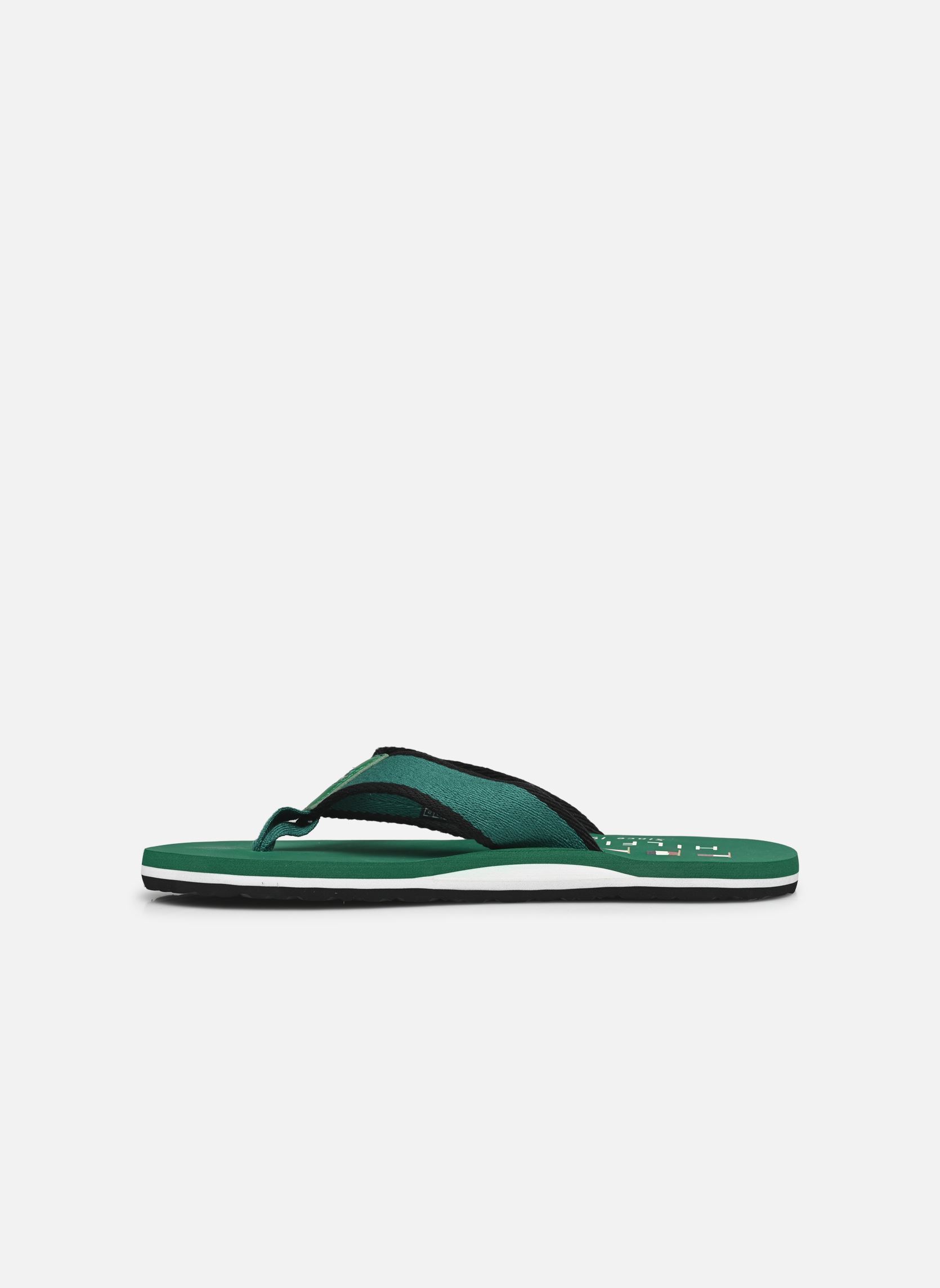 Tongs PATCH HILFIGER BEACH homme vert Tommy Hilfiger Tongs PATCH HILFIGER BEACH homme vert NOUVEAU GREEN