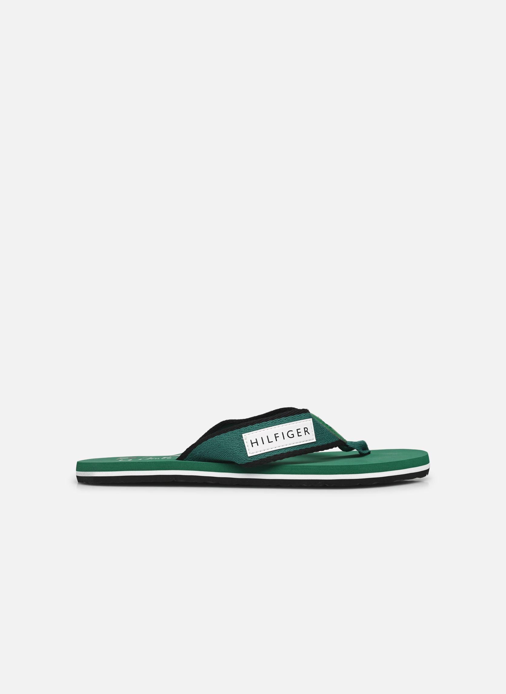 Tongs PATCH HILFIGER BEACH homme vert Tommy Hilfiger Tongs PATCH HILFIGER BEACH homme vert NOUVEAU GREEN