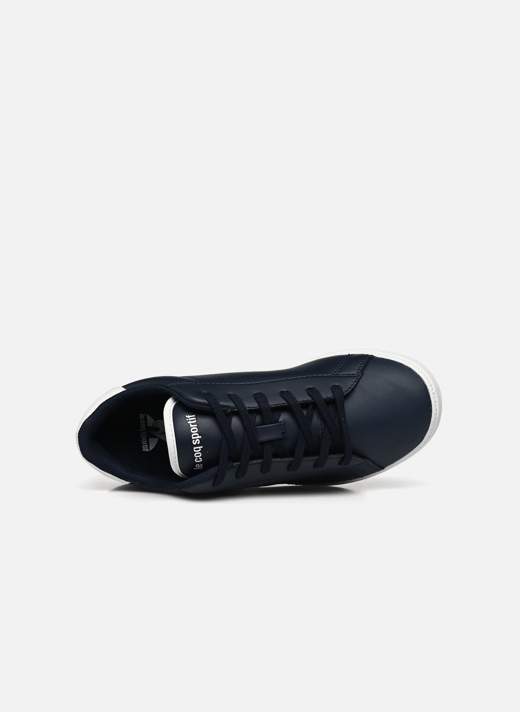 Baskets COURTSET 2 GS garçon bleu Le Coq Sportif Baskets COURTSET 2 GS garçon bleu DRESS BLUE/OPTICAL WHITE