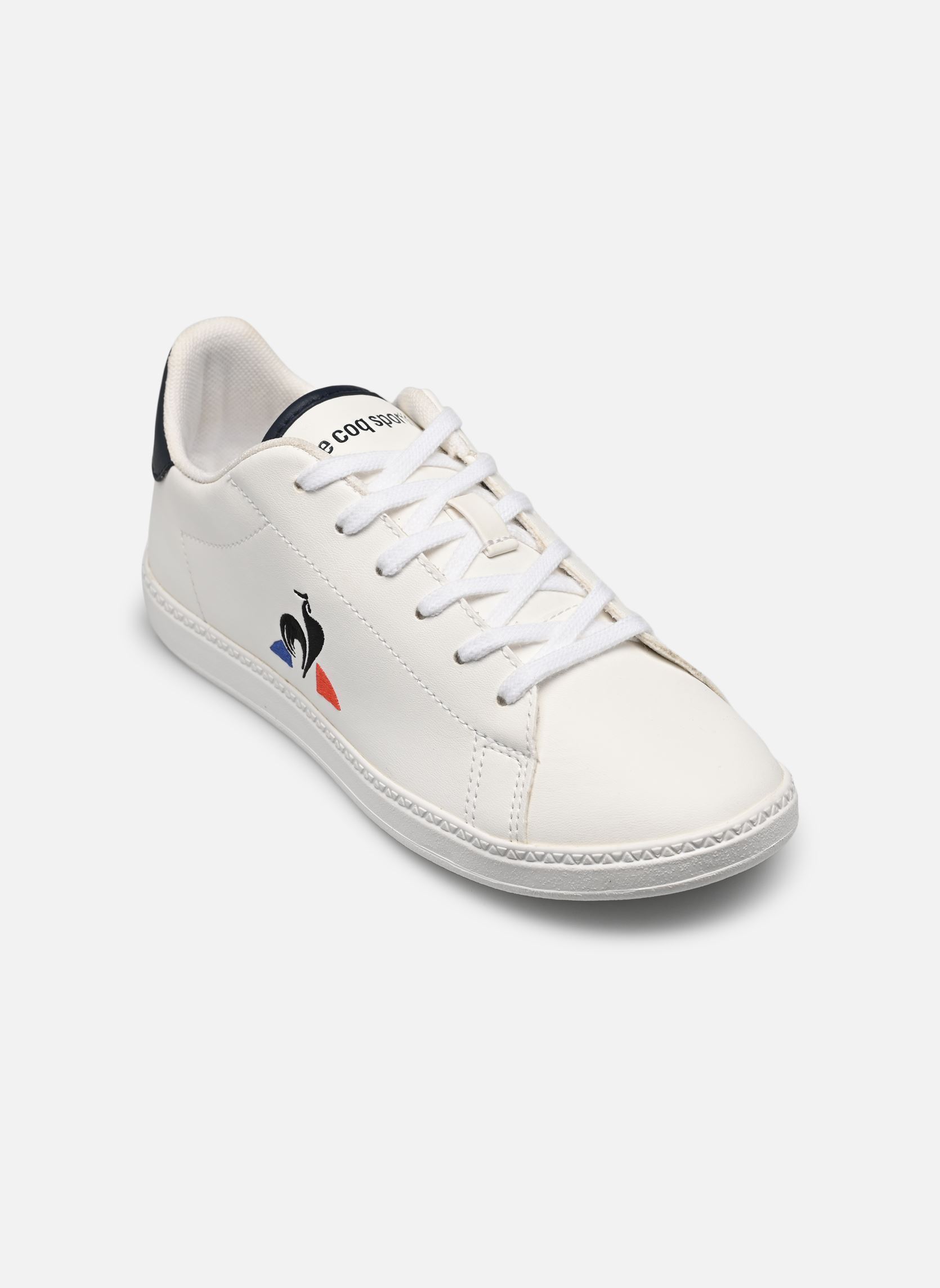 Sneakers COURTSET 2 GS bianco Le Coq Sportif Sneakers COURTSET 2 GS bianco Optical White/Dress Blue 2