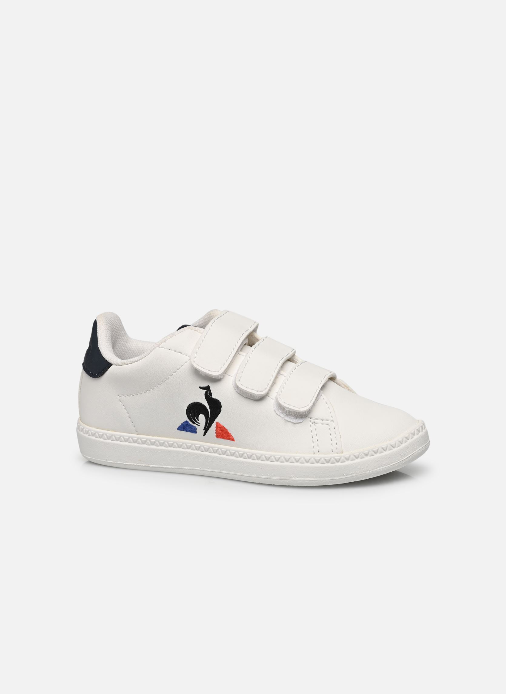 Sneaker COURTSET 2 PS weiß Le Coq Sportif Sneaker COURTSET 2 PS weiß Optical White/Dress Blue 2