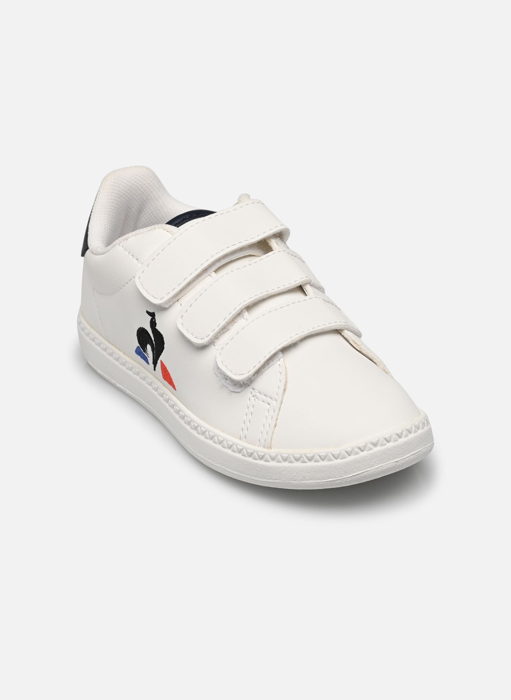 Sneaker COURTSET 2 PS weiß Le Coq Sportif Sneaker COURTSET 2 PS weiß Optical White/Dress Blue 2