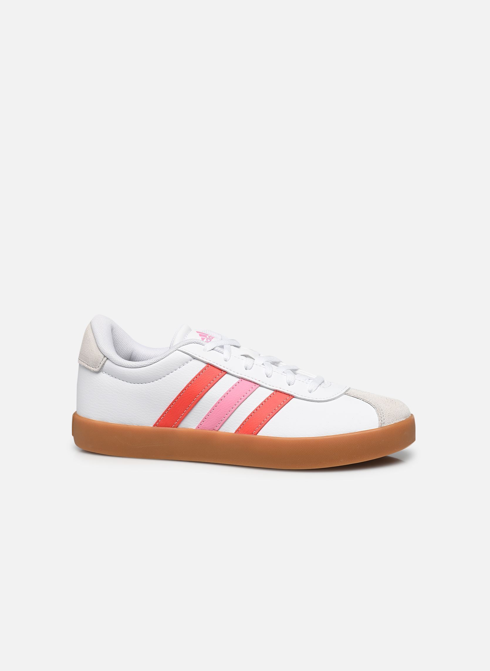 Baskets VL COURT 3.0 K fille blanc adidas sportswear Baskets VL COURT 3.0 K fille blanc FTWBLA/ROUVIF/ROSBON