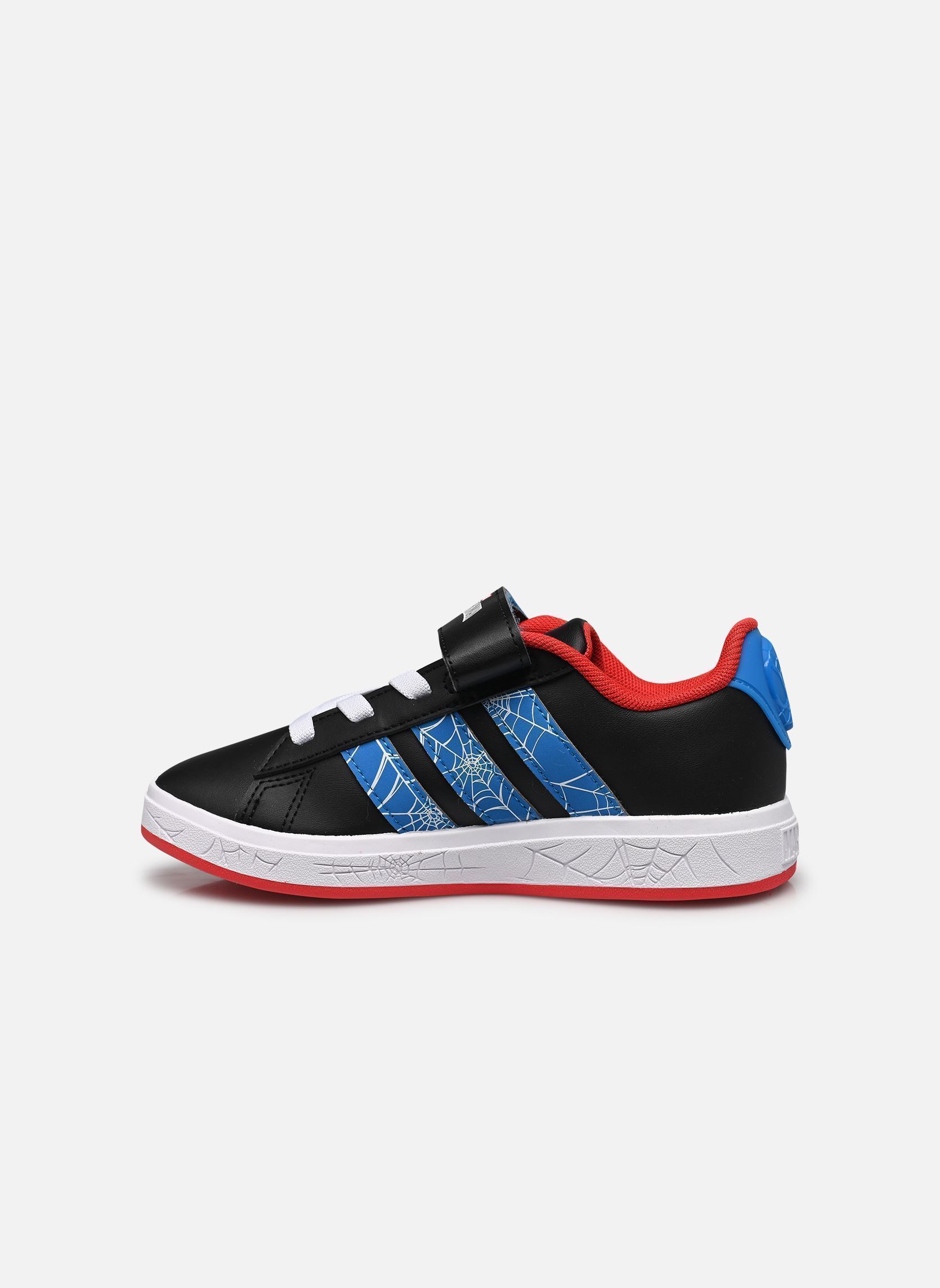 Zapatillas Grand Court Spider-Man El K negro adidas sportswear Zapatillas Grand Court Spider-Man El K negro CBLACK/BRBLUE/PURRUB